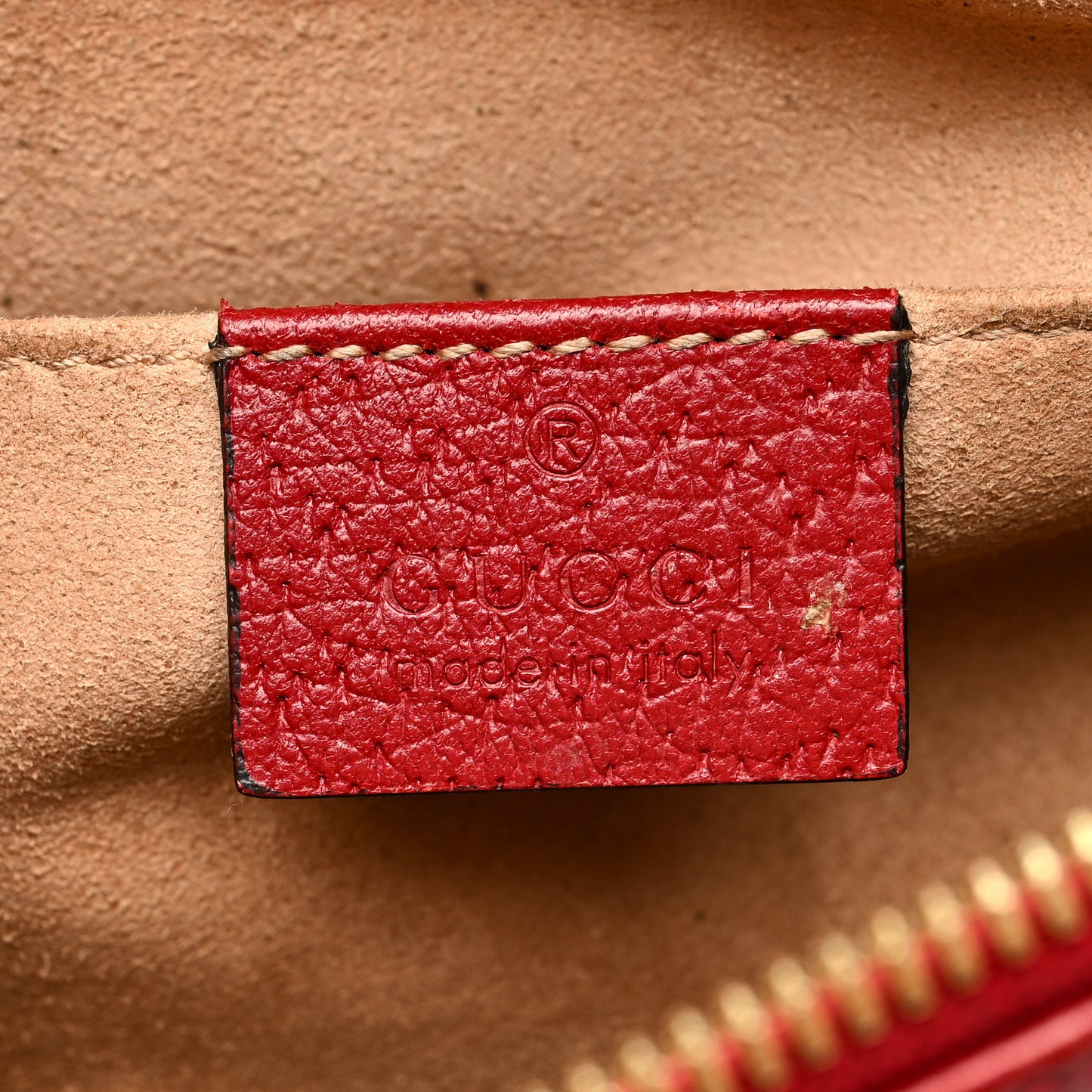 GG Supreme Monogram Flora Web Small Ophidia Tote Bag Red