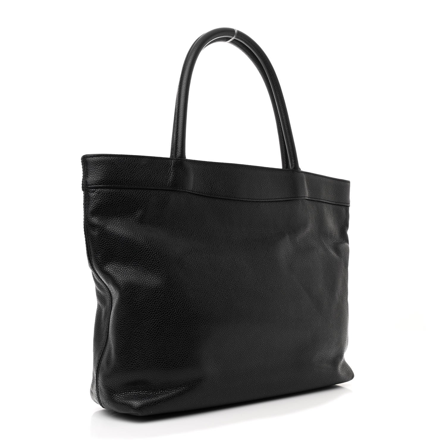 Chanel Caviar CC Tote Black 3 of 10