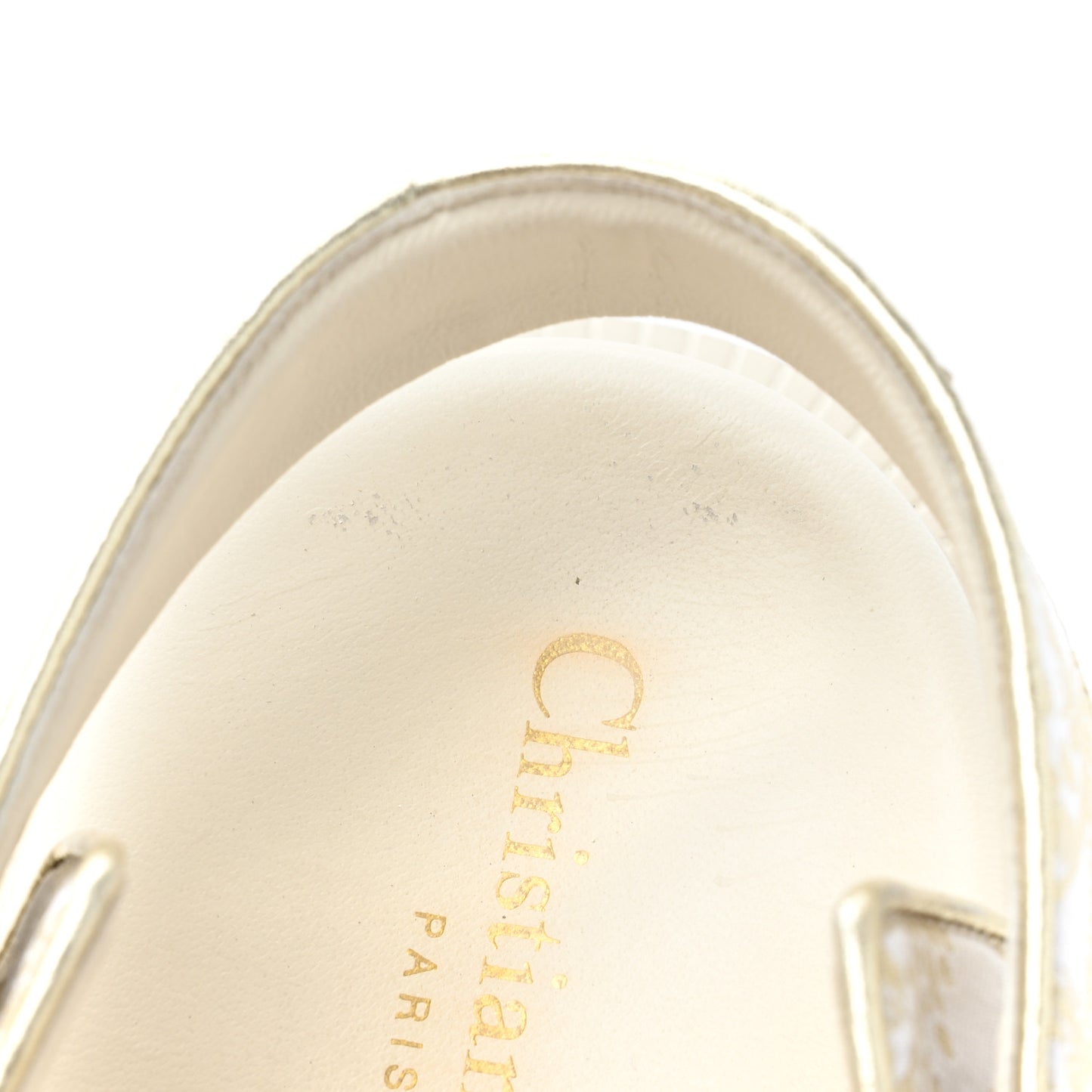 Technical Fabric Jacquard Dioract Sandals 40 White Gold