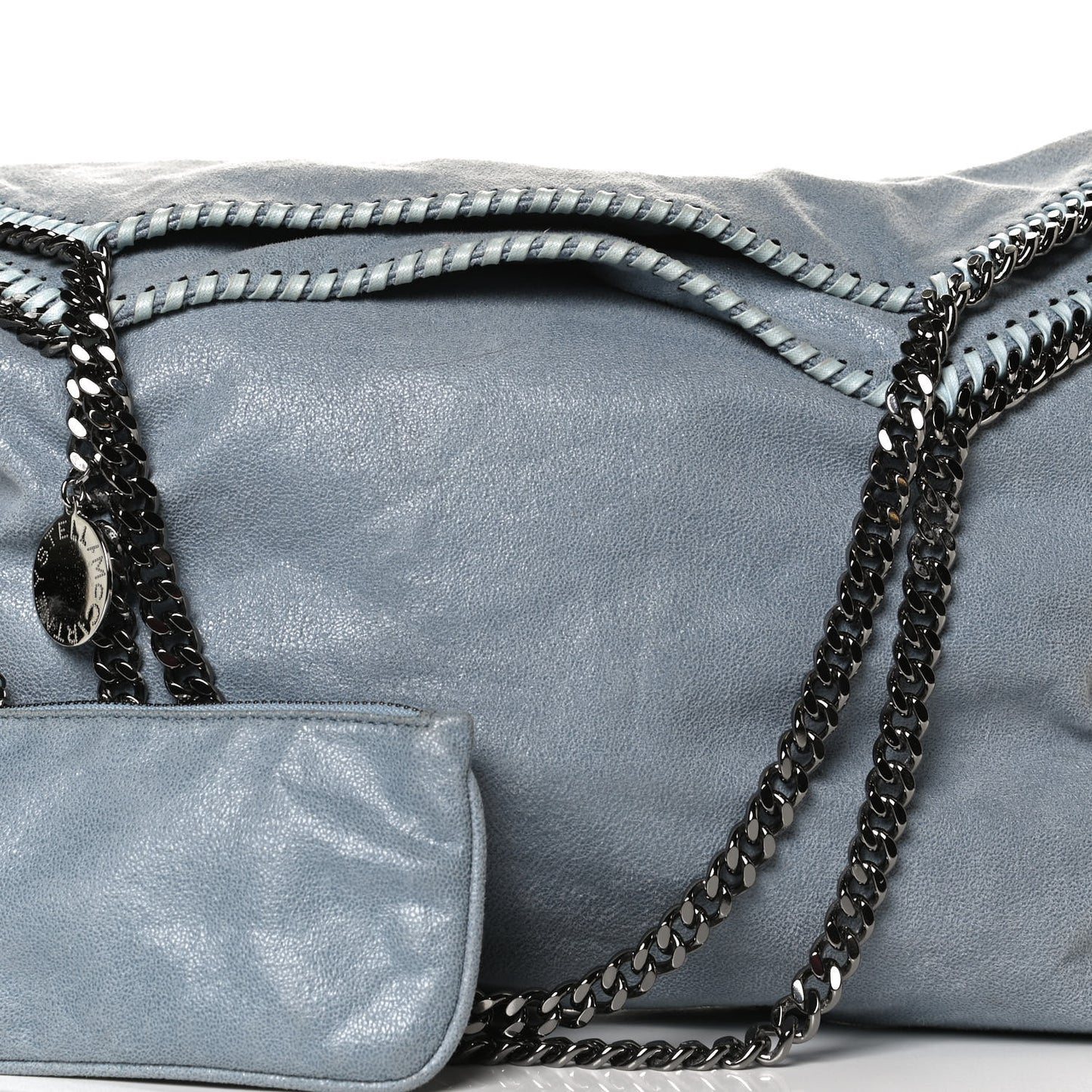 Shaggy Deer Big Falabella Tote Duck Blue