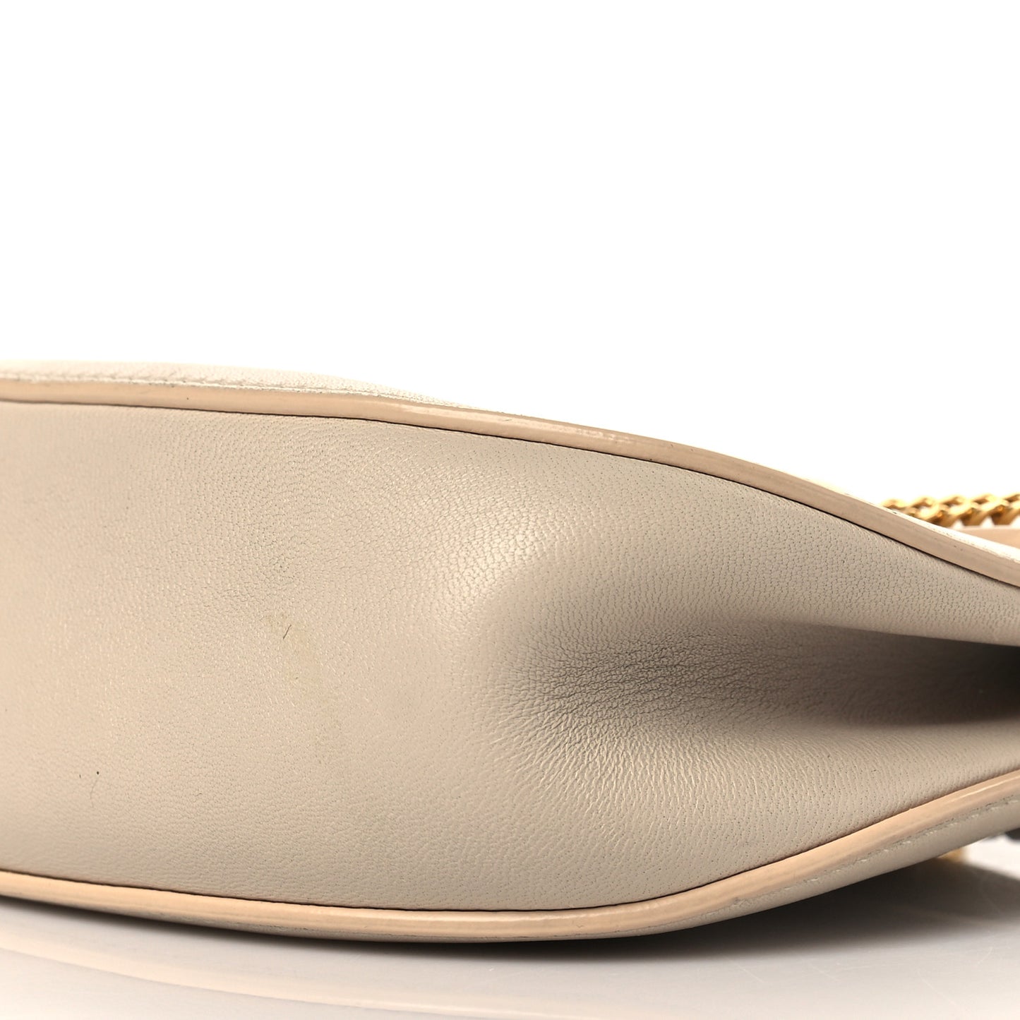Calfskin Embossed Small Drew Shoulder Bag Abstract White