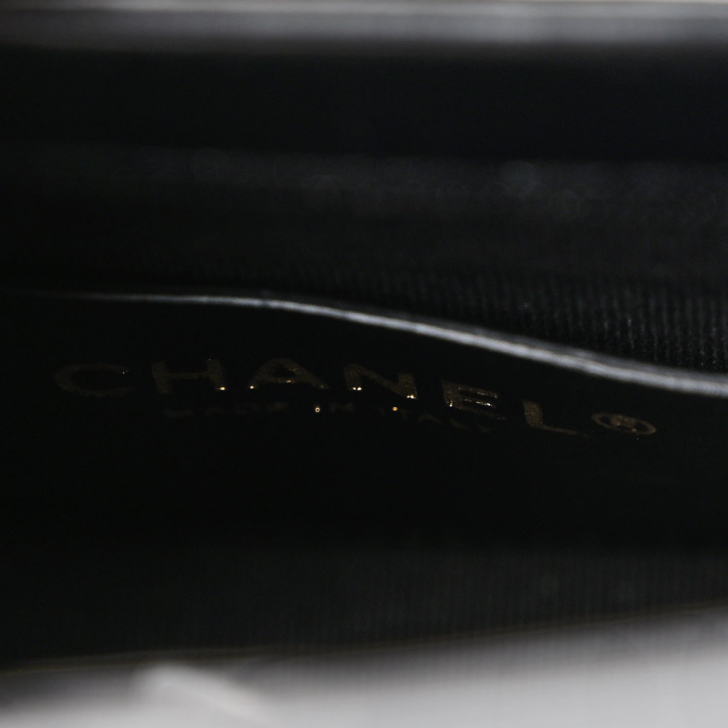 Chanel Patent Quilted Mini Graphic Catch Flap Black 6 of 14