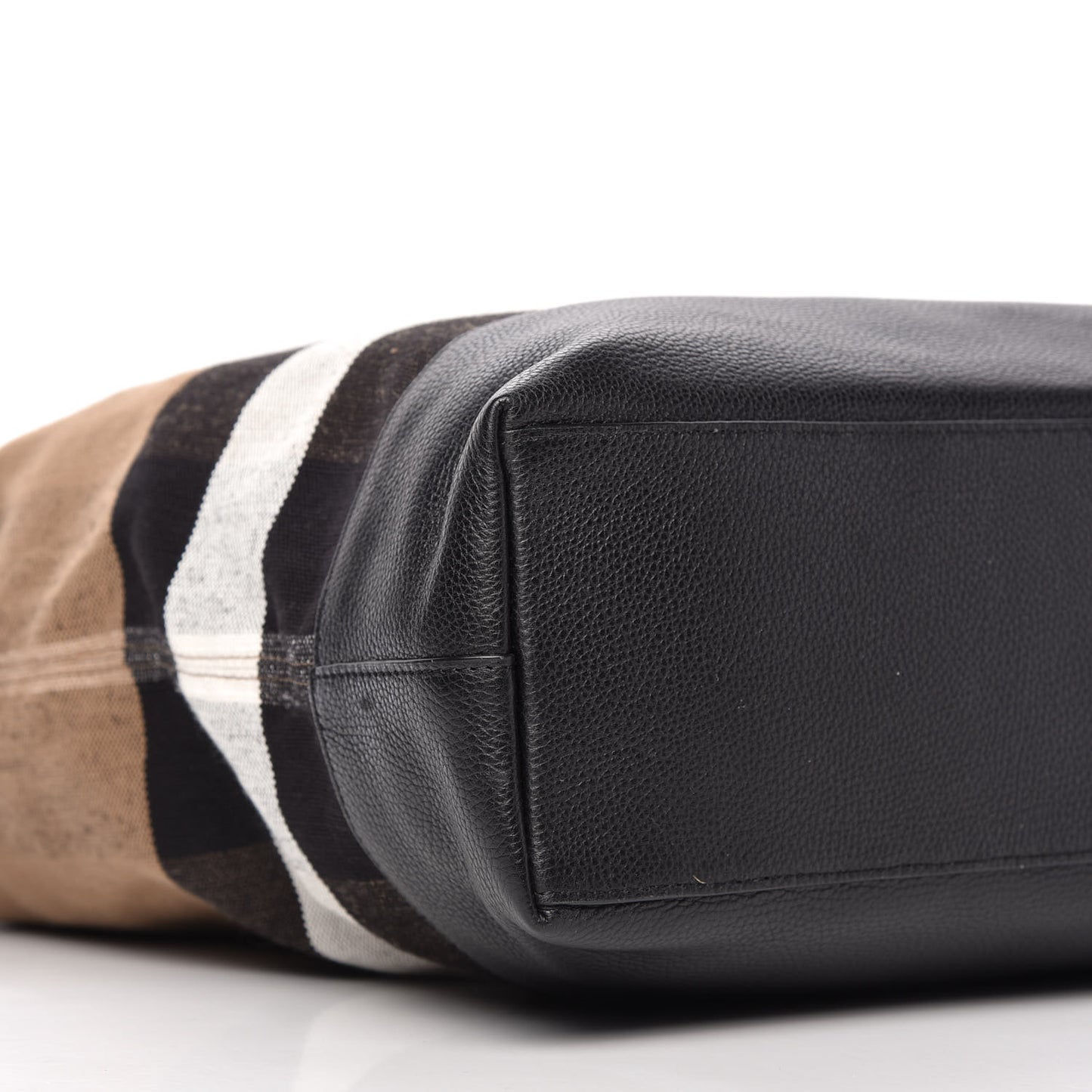 Canvas Check Armley Folding Messenger Black