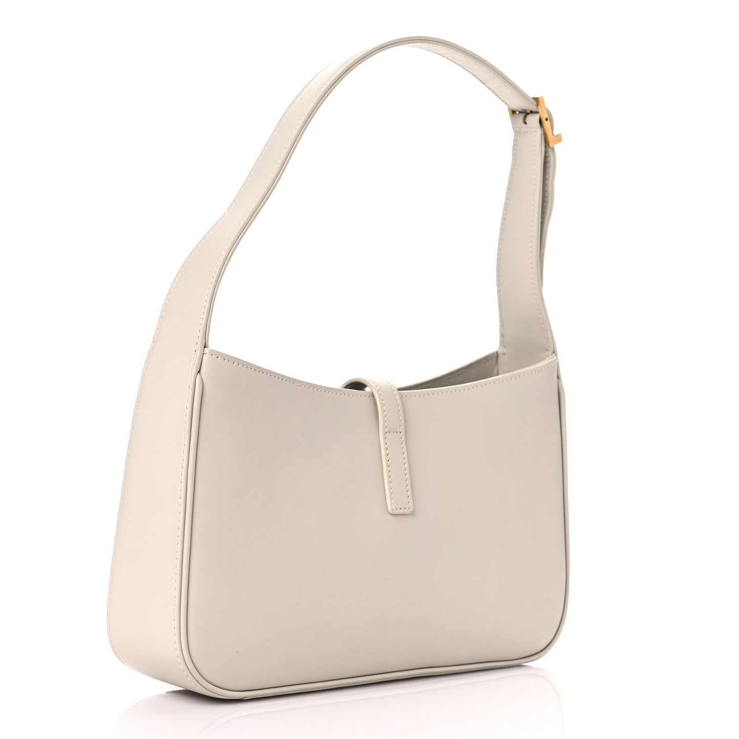 Smooth Calfskin Le 5 A 7 Hobo Blanc Vintage