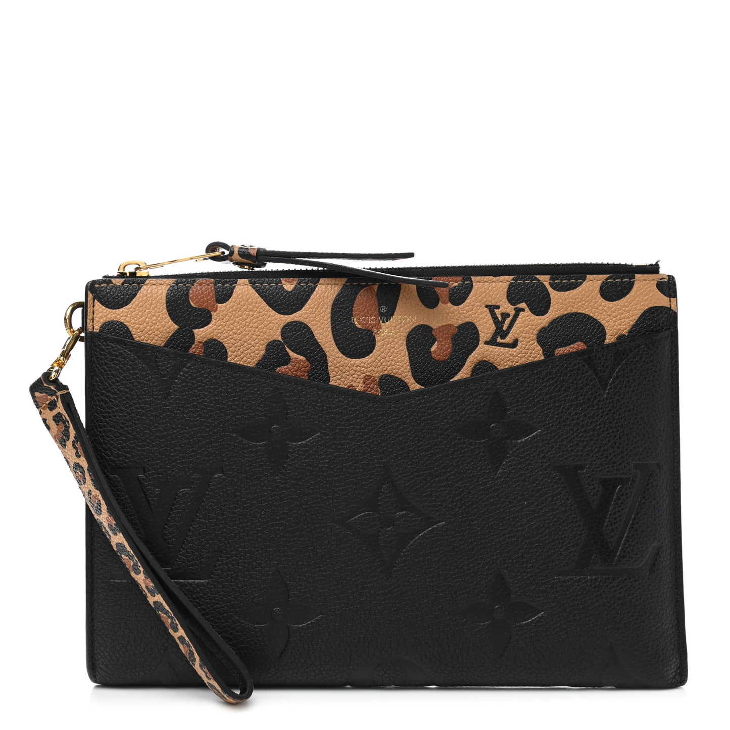 Empreinte Monogram Giant Wild at Heart Pochette Melanie MM Black