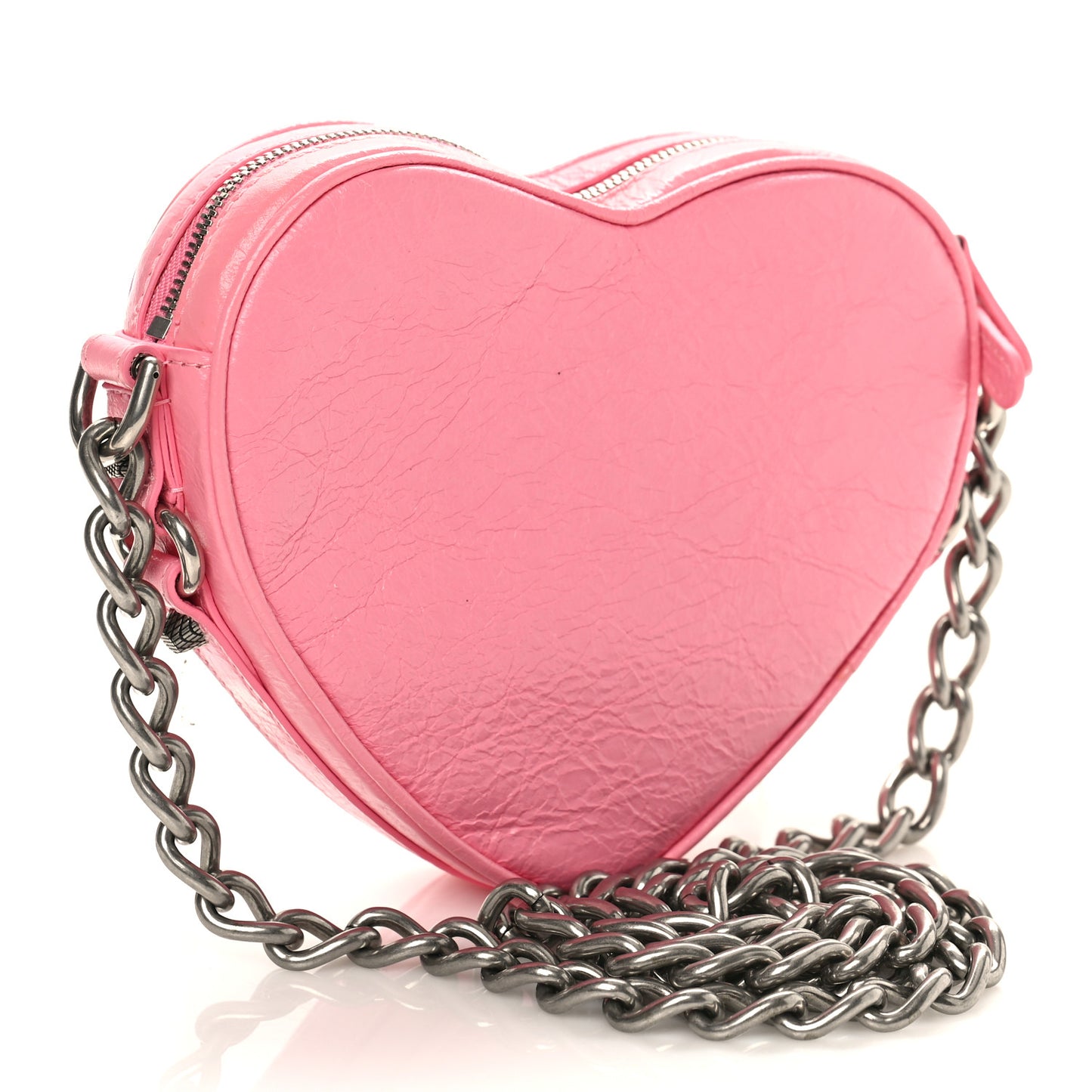 Agneau Arena Mini Le Cagole Heart Bag Sweet Pink