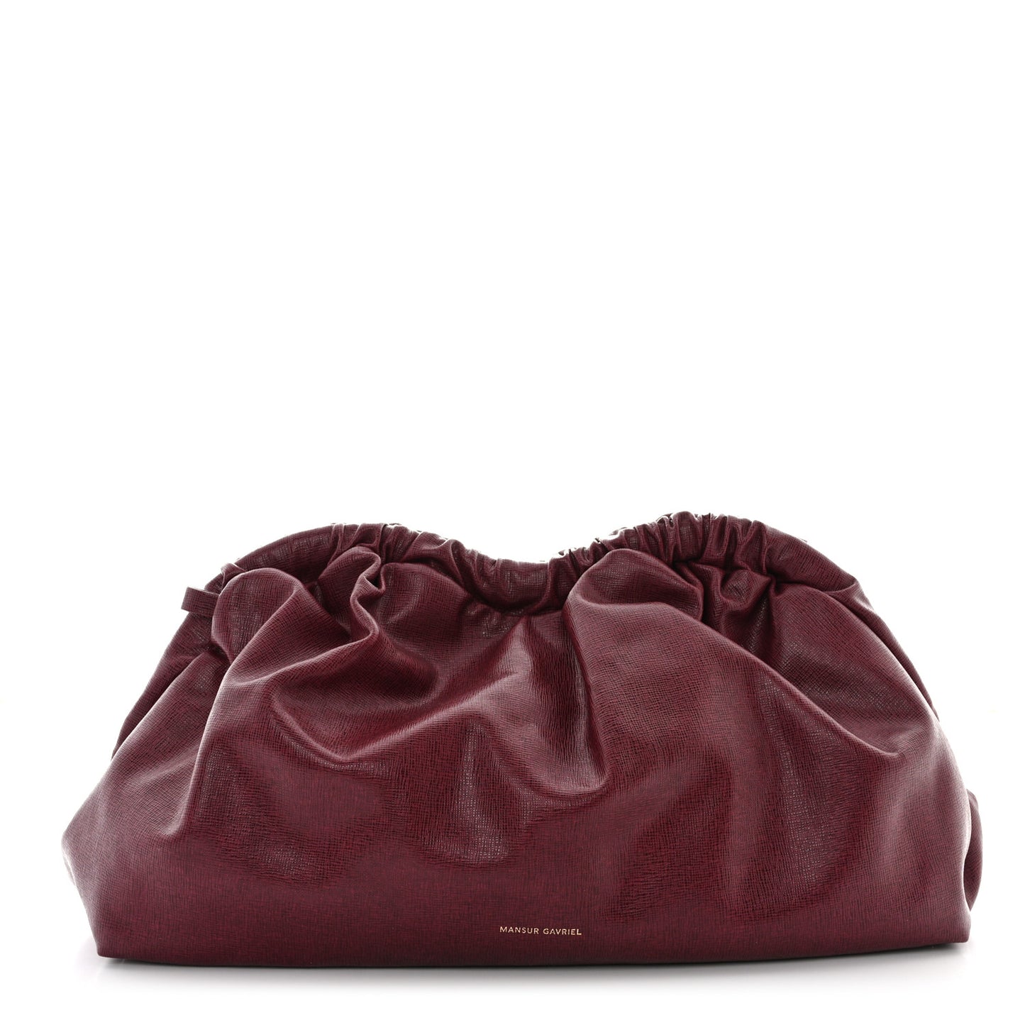 Saffiano Cloud Clutch Claret