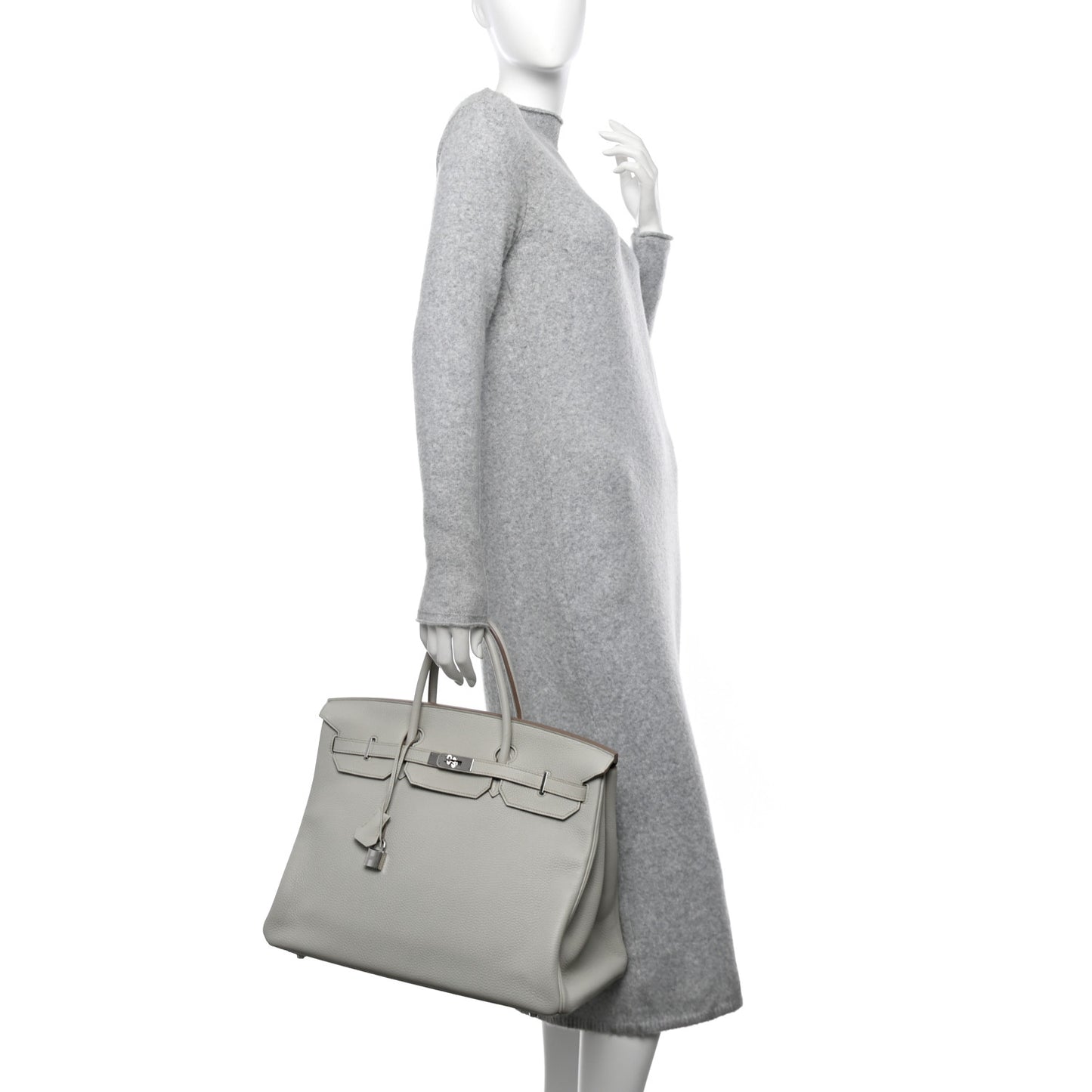 Togo Birkin 40 Gris Perle