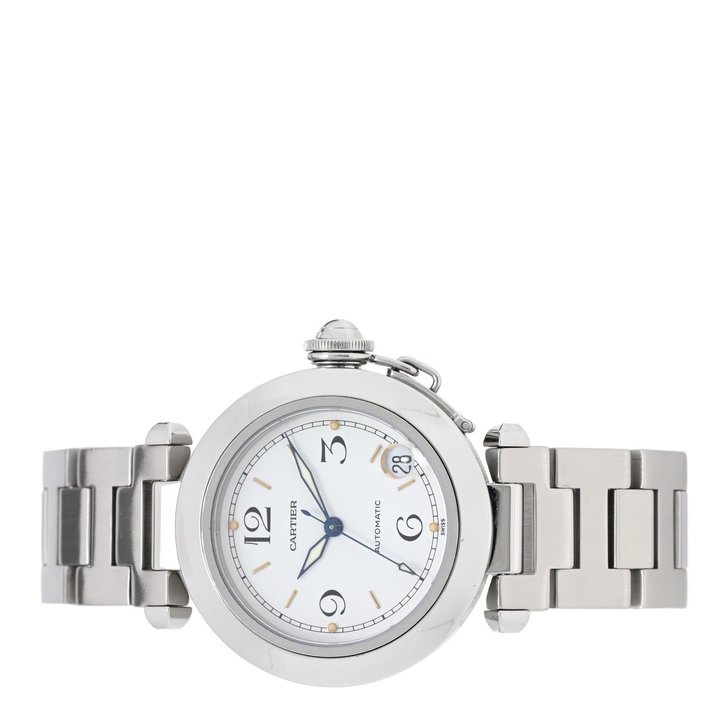 Cartier Stainless Steel 35mm Pasha C Automatic Watch 2 of 4