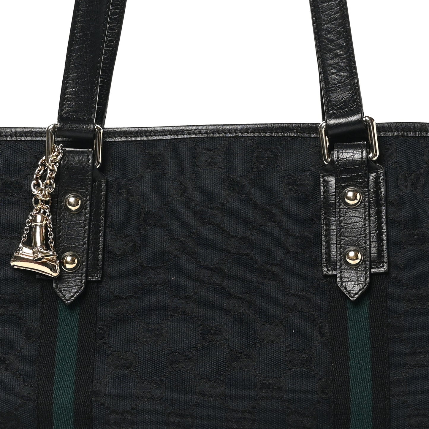 Denim Monogram Medium Jolicoeur Tote Black