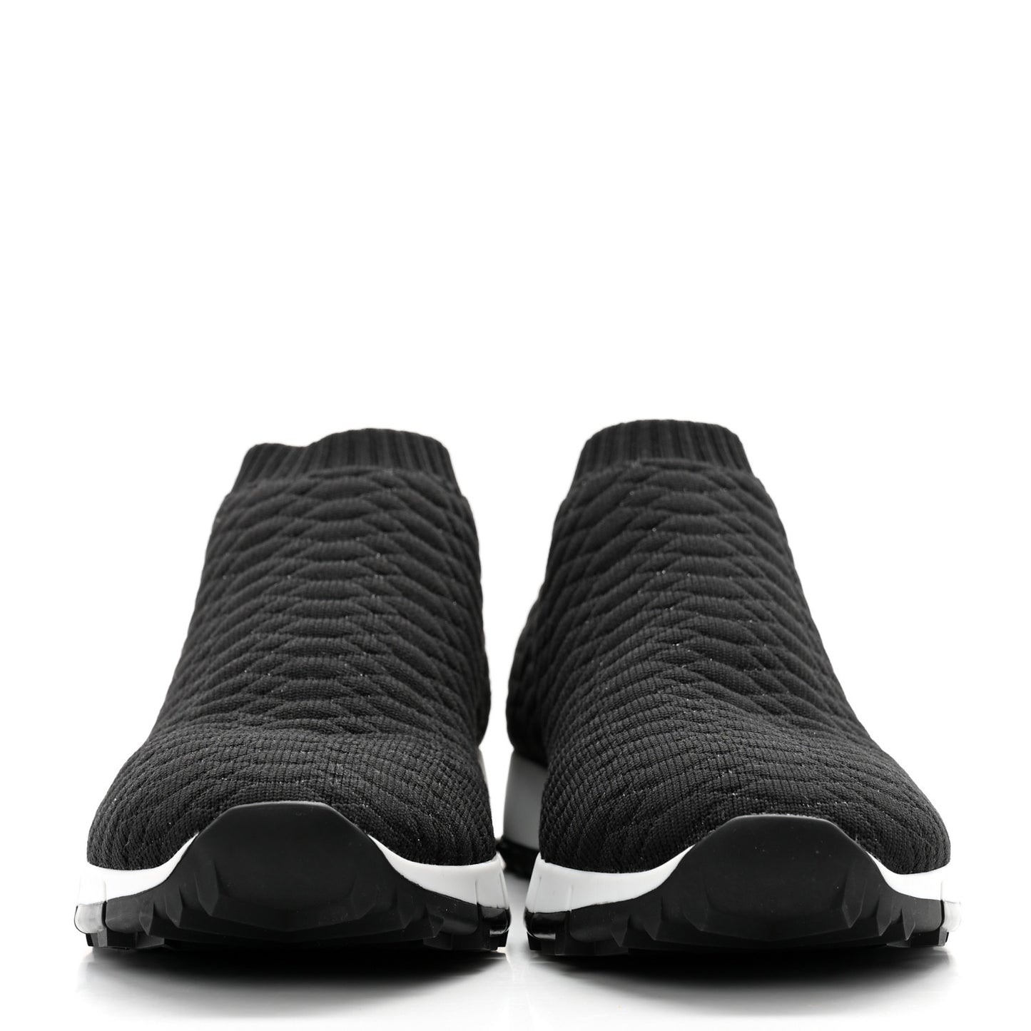 Lurex Snake Knit Norway Sneakers 37 Black