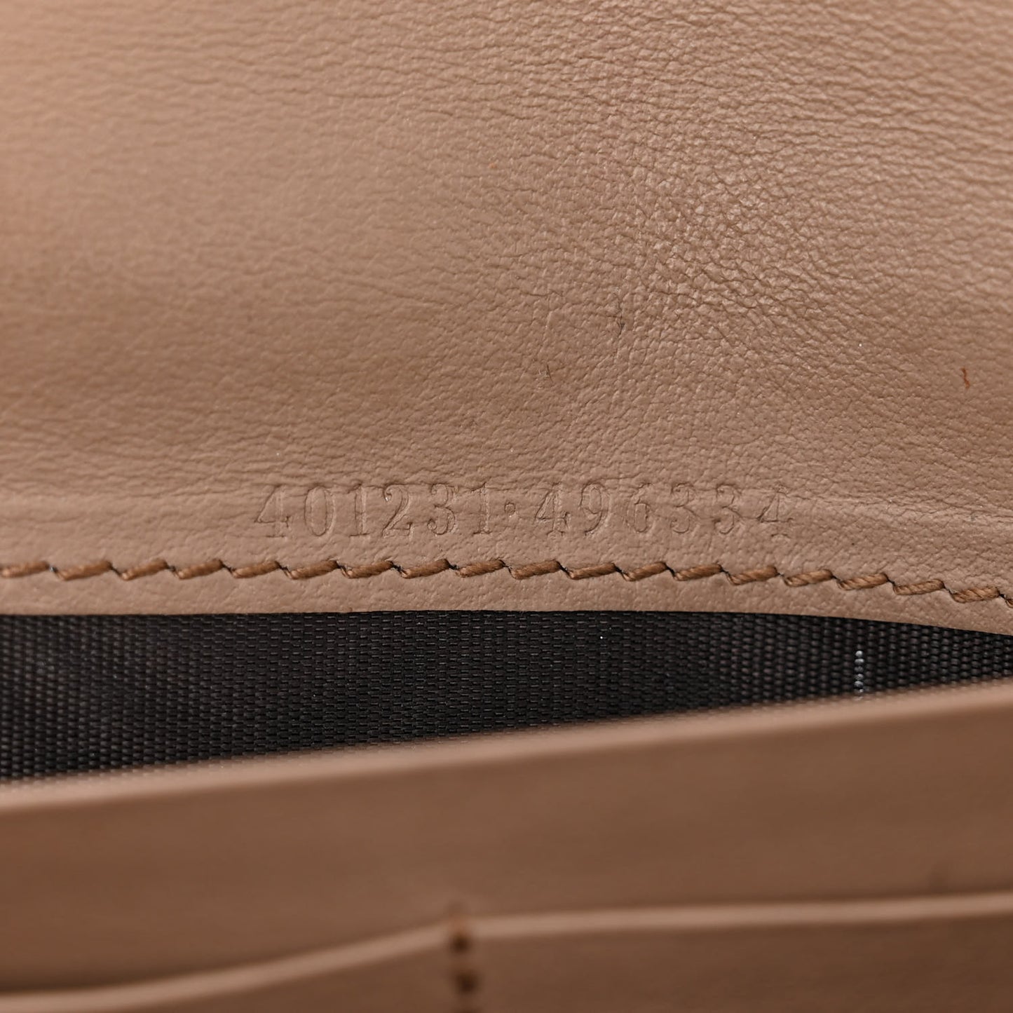 GG Supreme Monogram Mini Dionysus Chain Wallet Beige Taupe