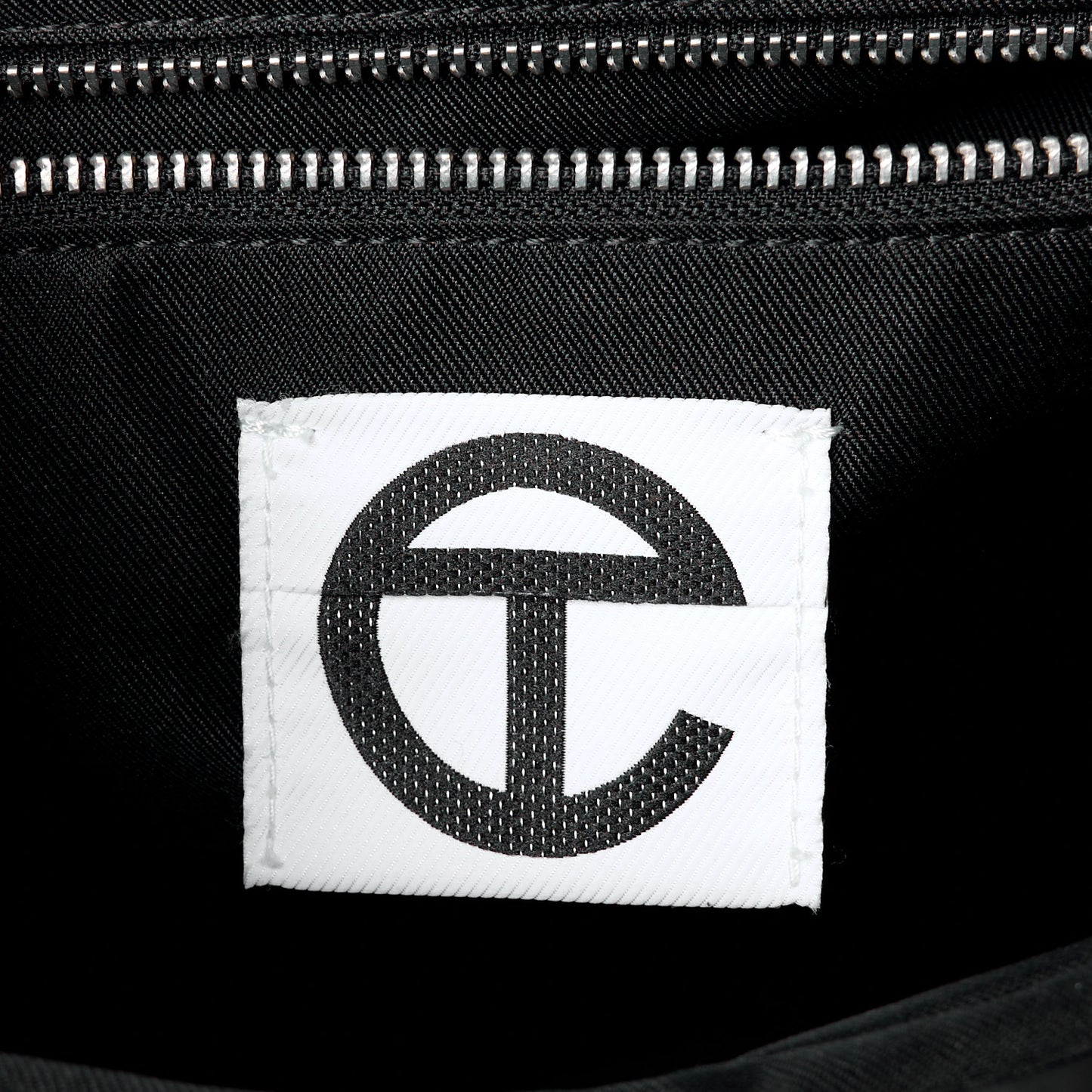 Nylon Medium Puff Shopping Bag Black