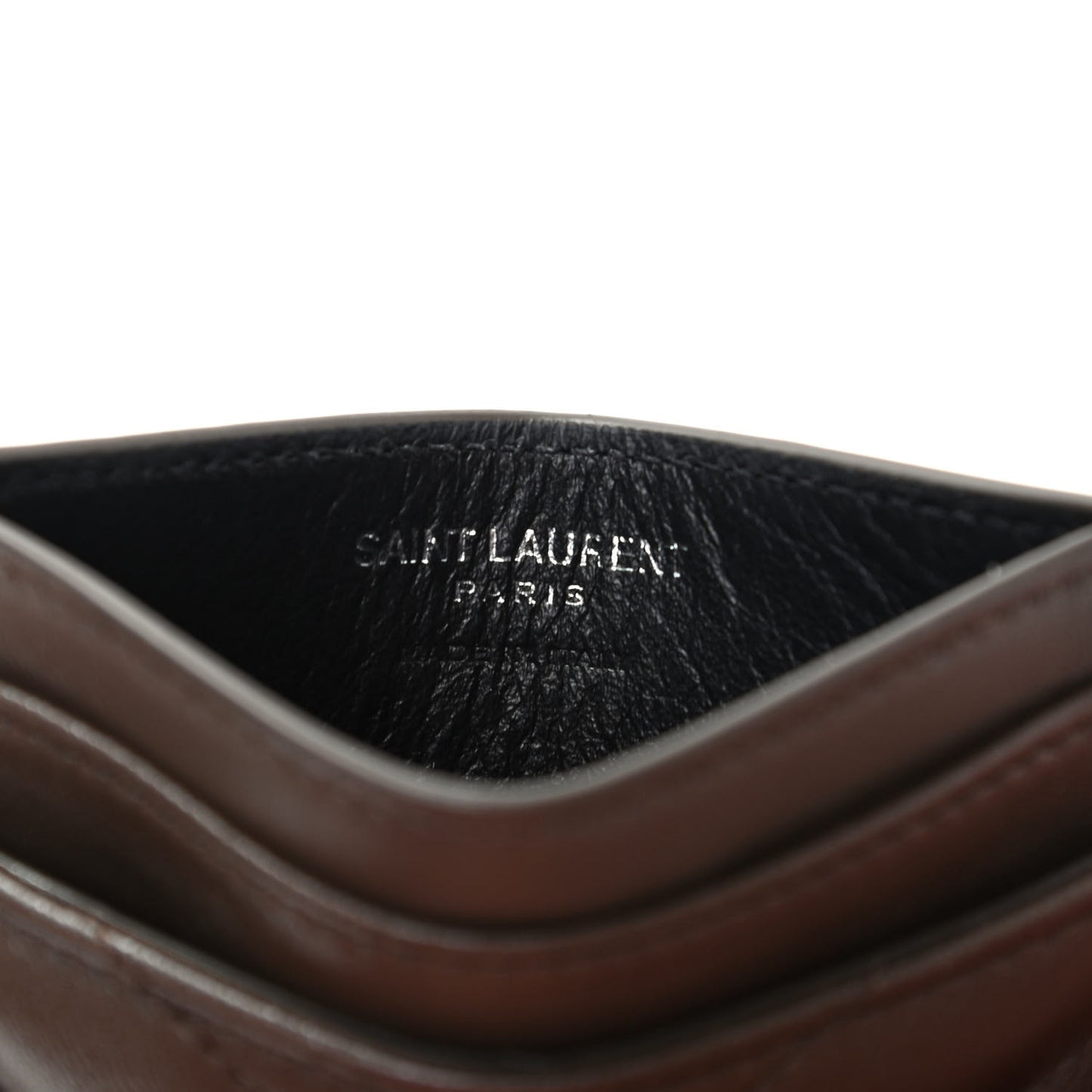Calfskin Y Quilted Monogram LouLou Credit Card Case Faggio