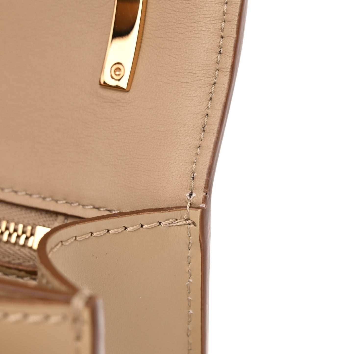 Calfskin Monogram Embossed Medium TB Chain Bag Honey