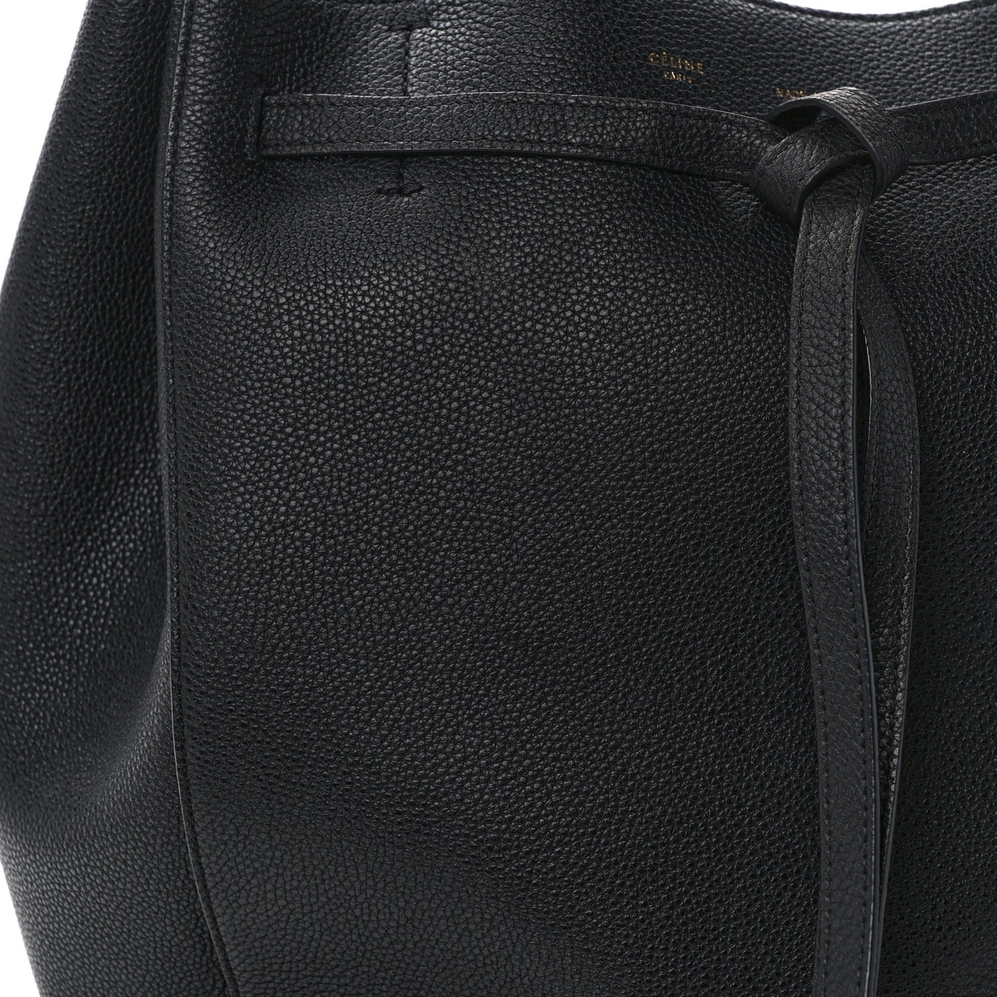 Soft Grained Calfskin Medium Belt Cabas Phantom Black