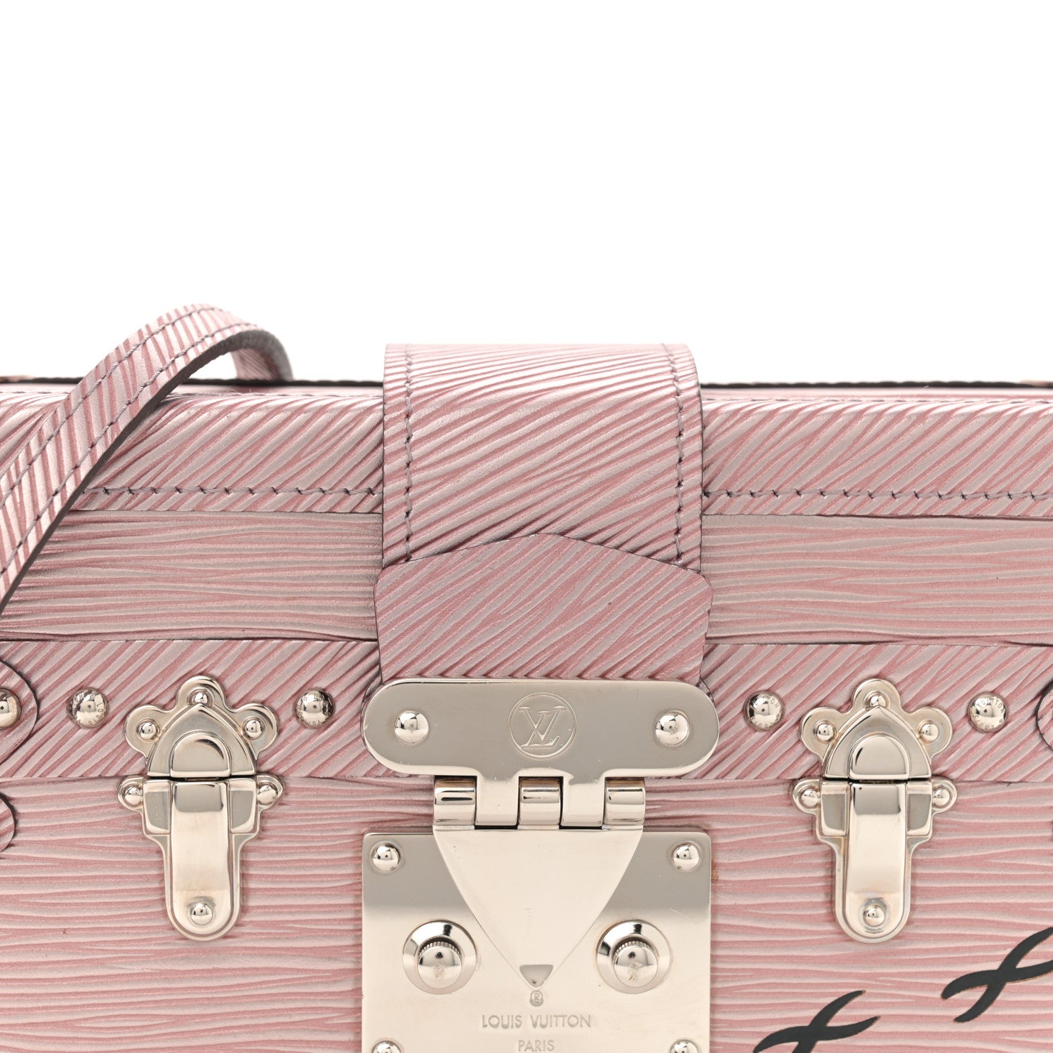 Louis Vuitton Epi Petite Malle Rose Gold 8 of 13