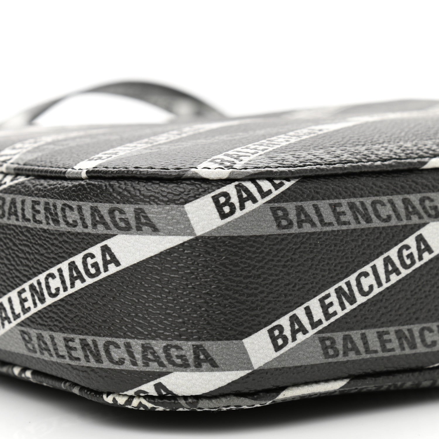 Balenciaga Coated Canvas Losange Monogram S Camera Bag Black Grey 10 of 11