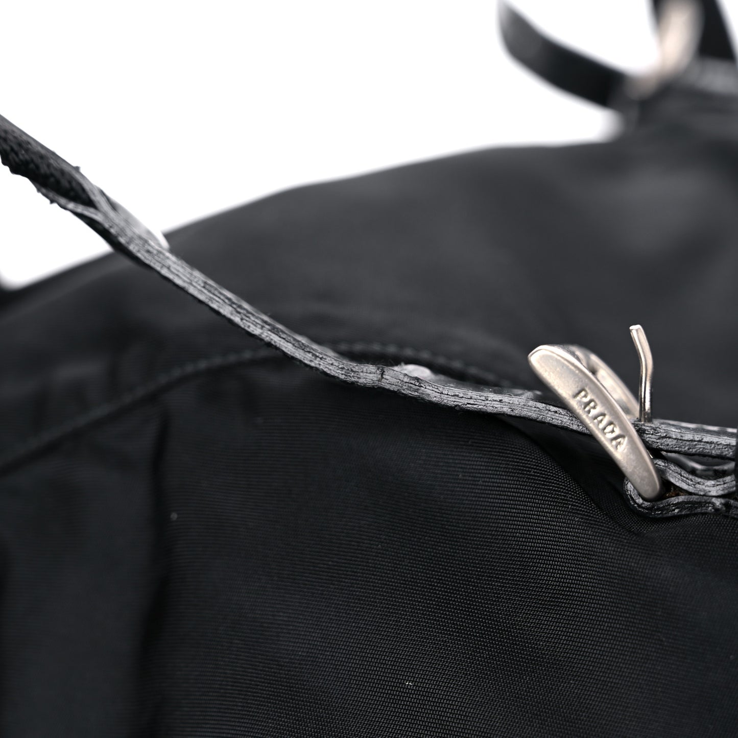 Nylon Vela Mini Cinch Backpack Black