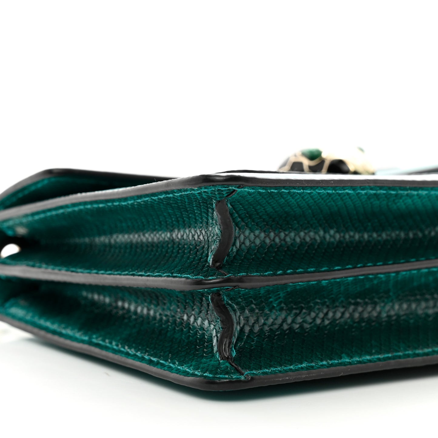 Karung Serpenti Forever Crossbody Emerald Green