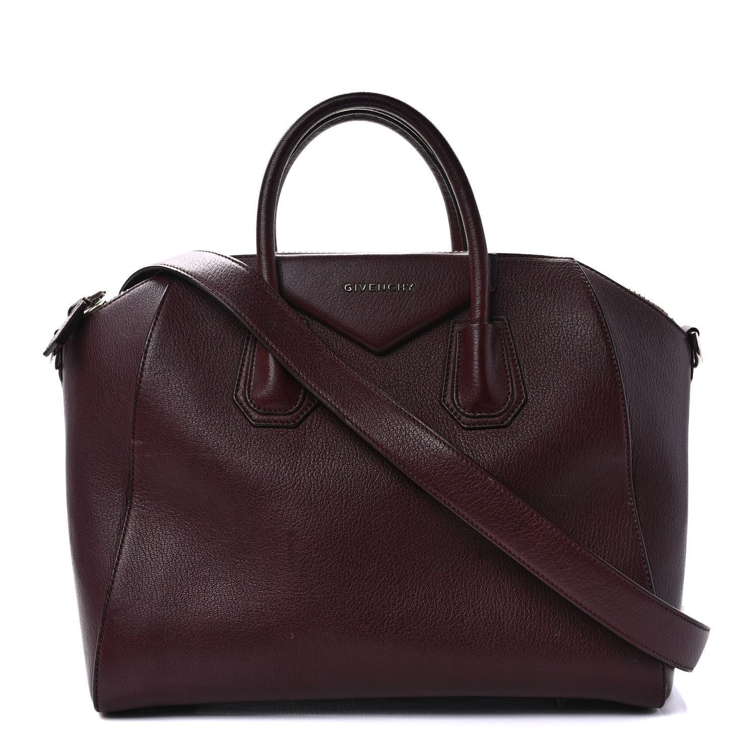 Givenchy Sugar Goatskin Medium Antigona Oxblood 1 of 11