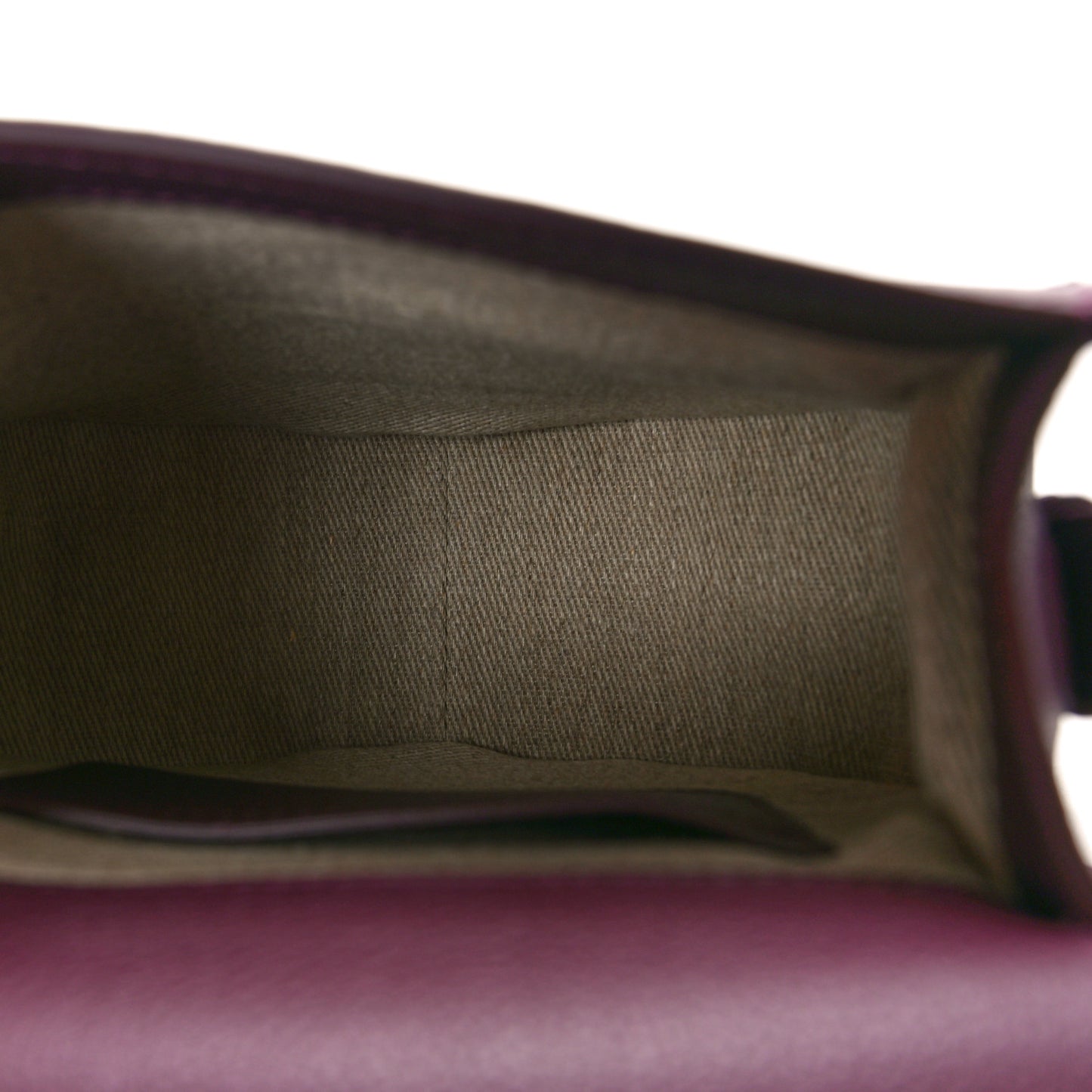 Grained Calfskin Small Marcie Saddle Bag Dimness Purple