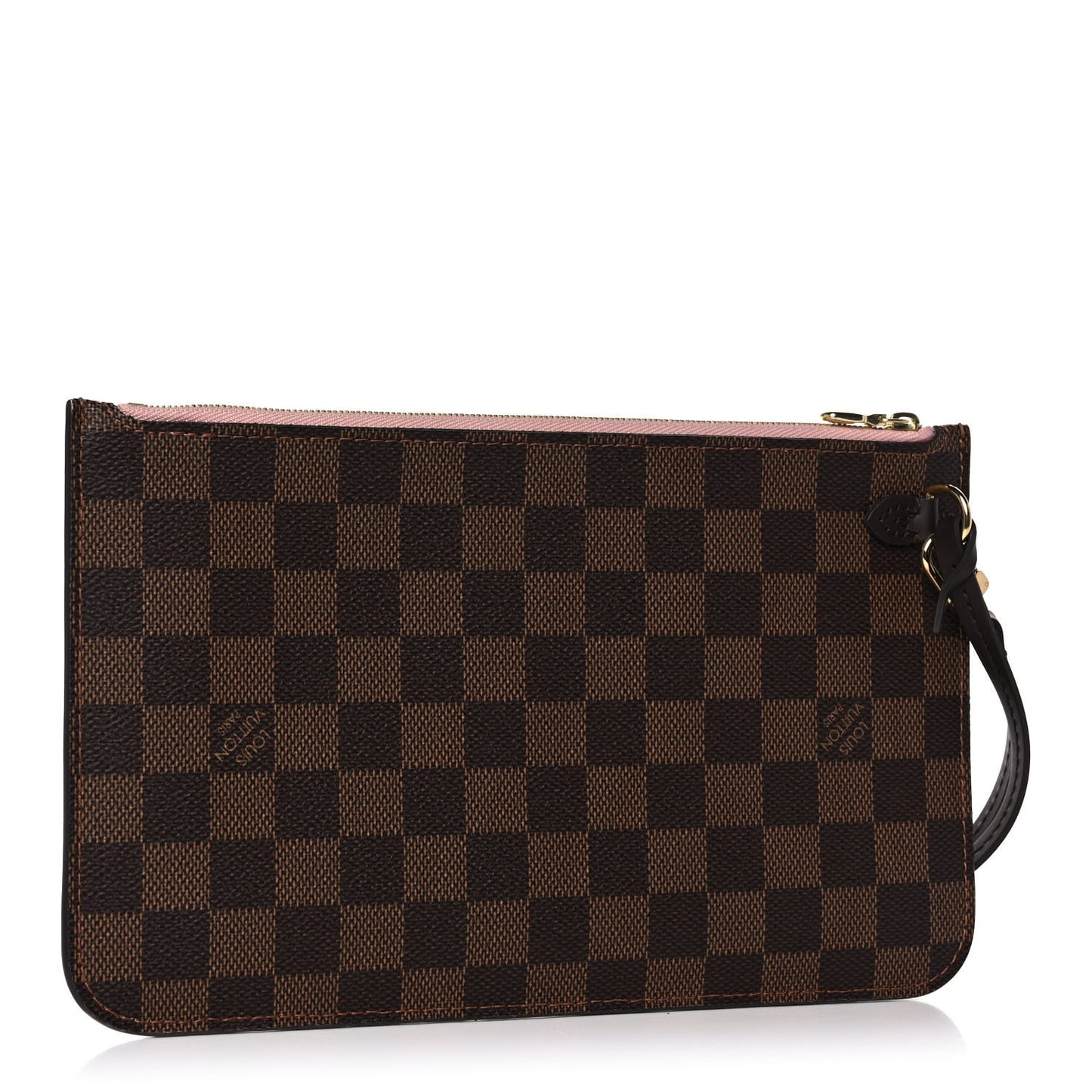Damier Ebene Neverfull MM GM Pochette Rose Ballerine
