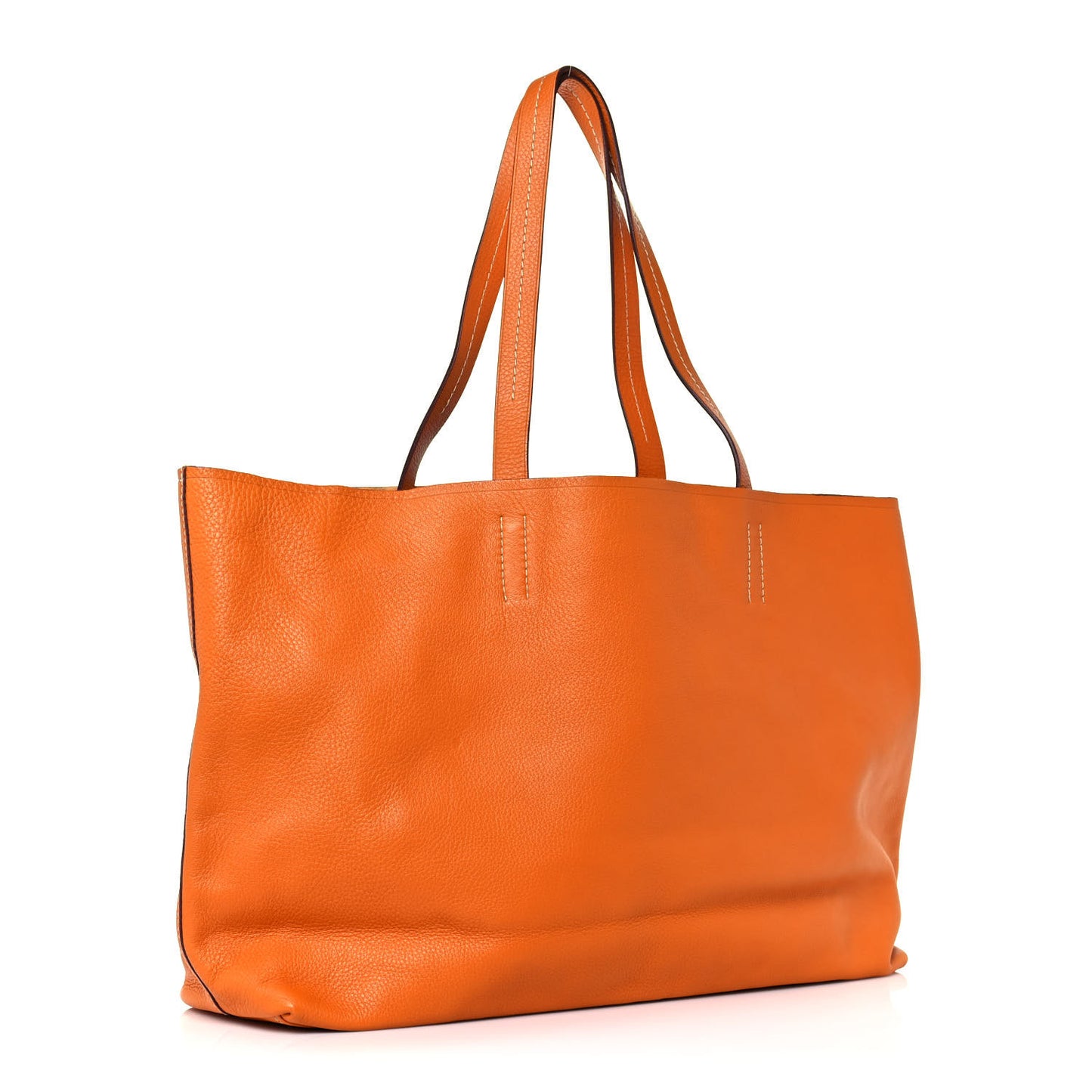 Vitello Daino Tote Papaya