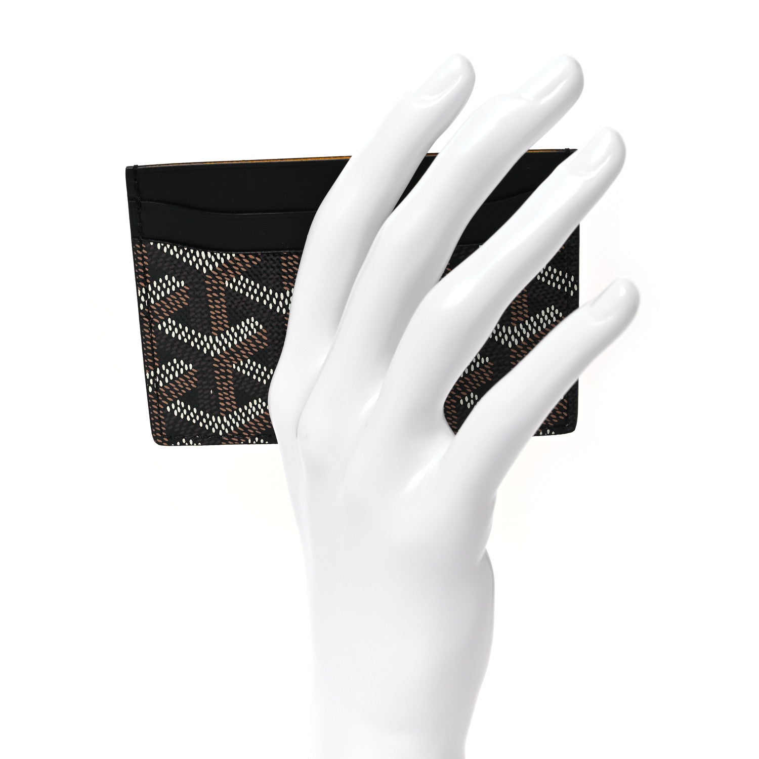 Goyard Goyardine Saint Sulpice Card Holder Black 2 of 8