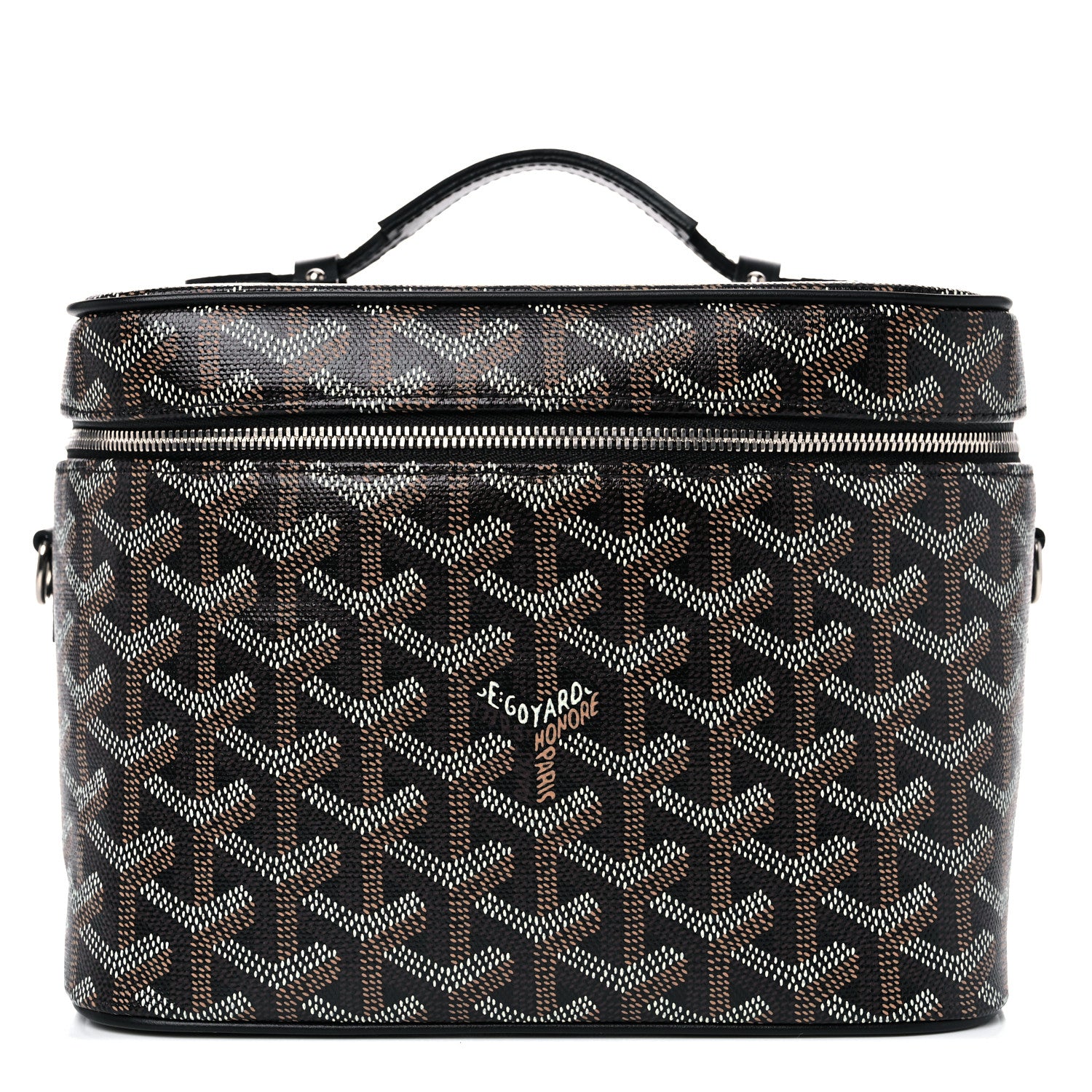 Goyard Goyardine Muse Vanity Case Black 963549 – FASHIONPHILE