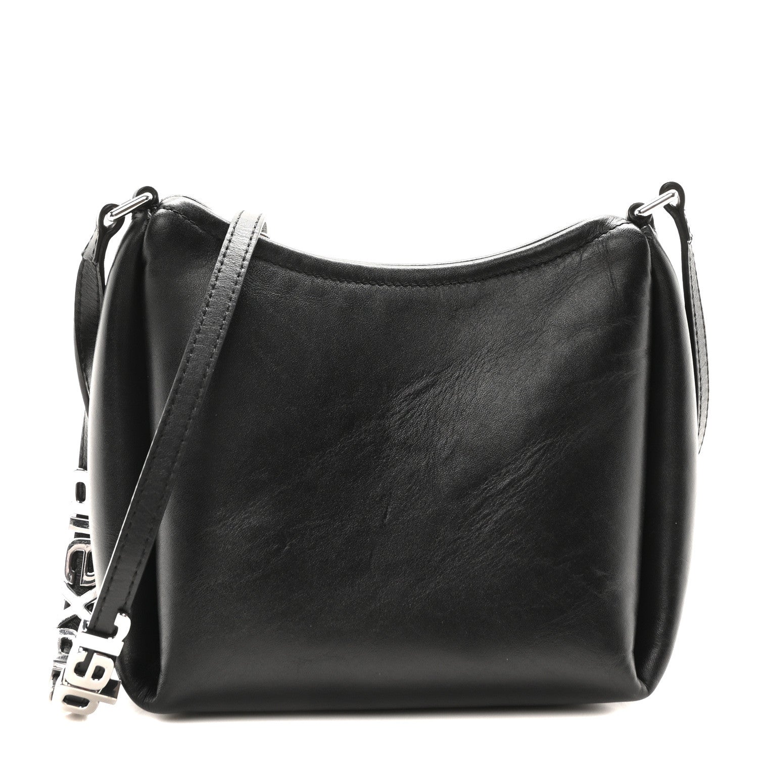 Alexander Wang Smooth Calfskin Marquess Crossbody Bag Black