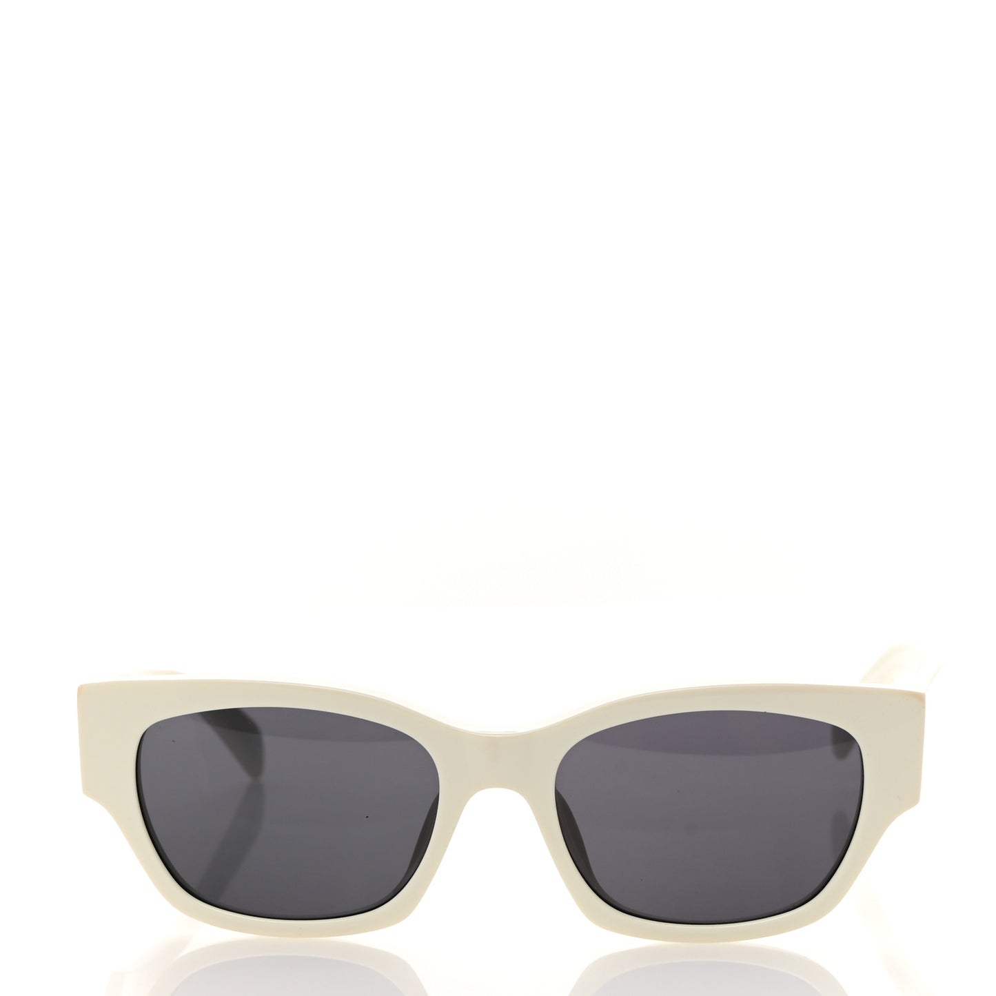 Acetate Cat Eye Sunglasses CL40197U White