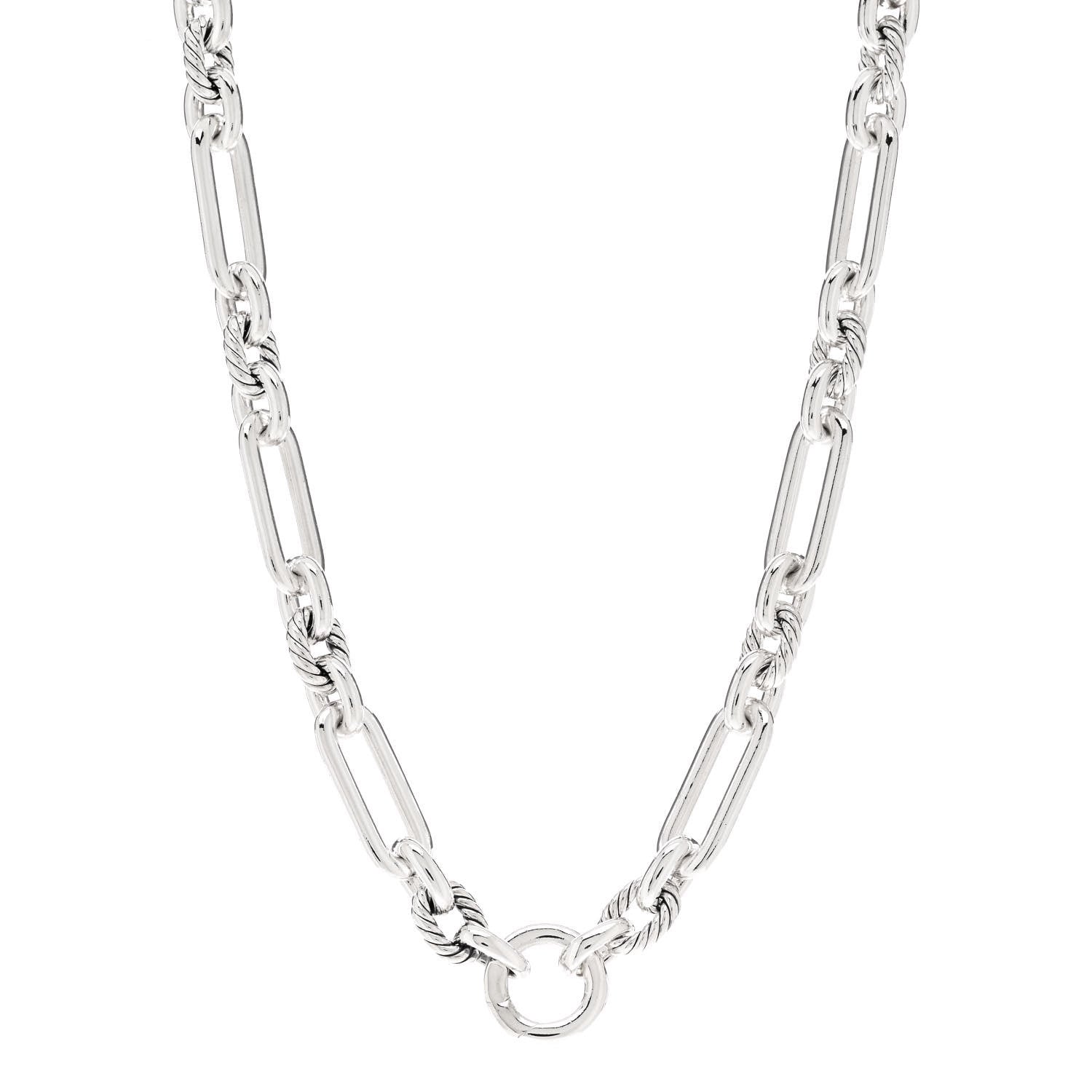 David Yurman Sterling Silver Lexington Chain Necklace 18" 1 of 4