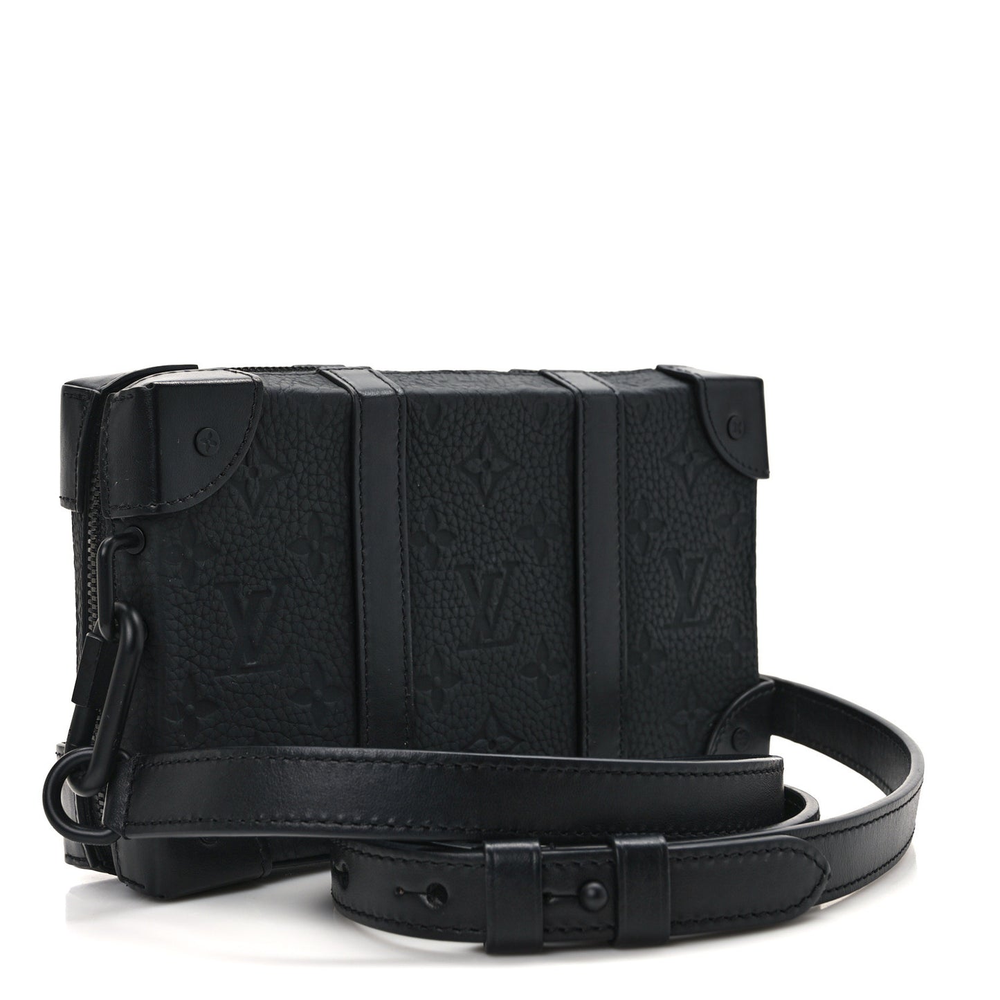 Taurillon Monogram Soft Trunk Wallet Black