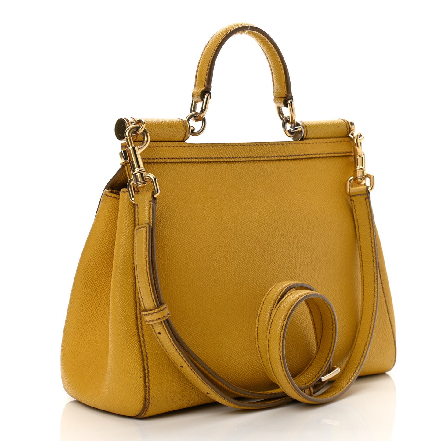 Dauphine Medium Miss Sicily Satchel Yellow