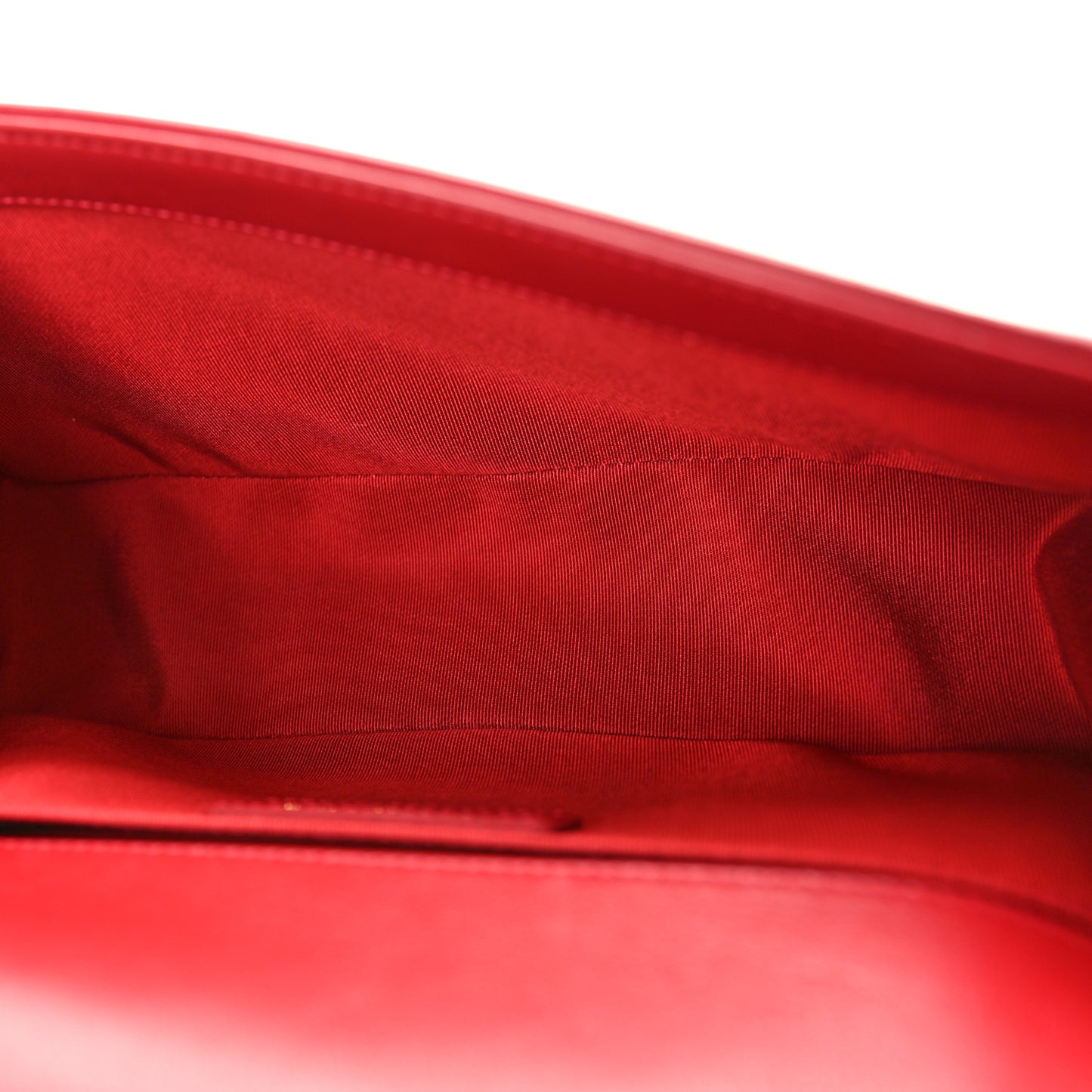Calfskin Medium Boy Logo Top Handle Flap Red