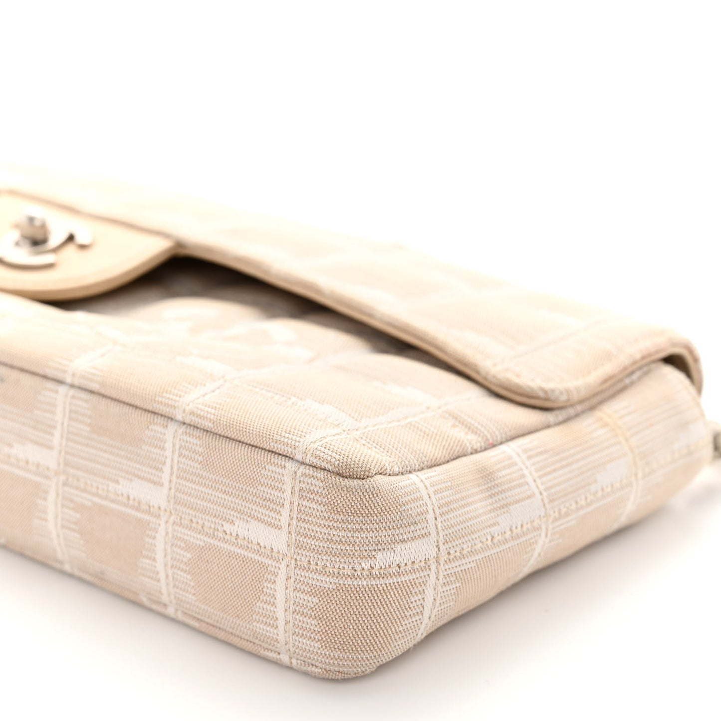 Nylon Travel East West Flap Beige
