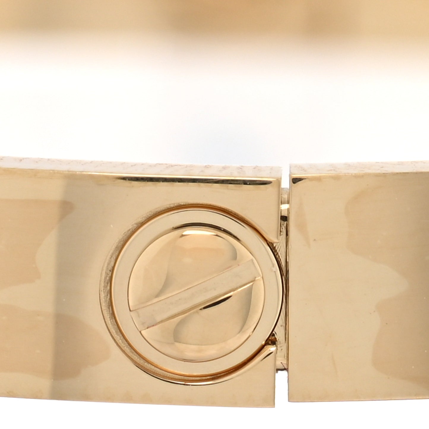 18K Pink Gold 4 Diamond LOVE Bracelet 17