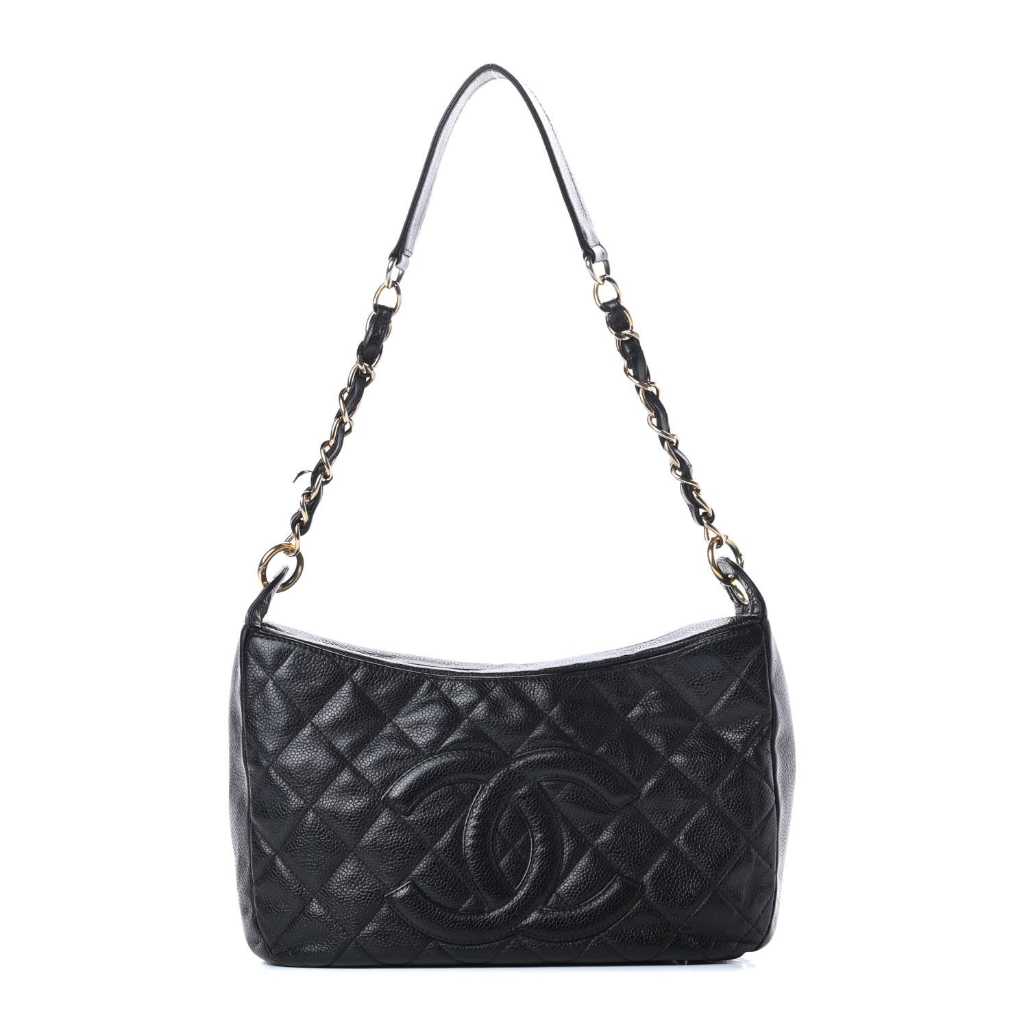 Chanel Caviar Quilted Timeless CC Shoulder Bag Black 1 of 15