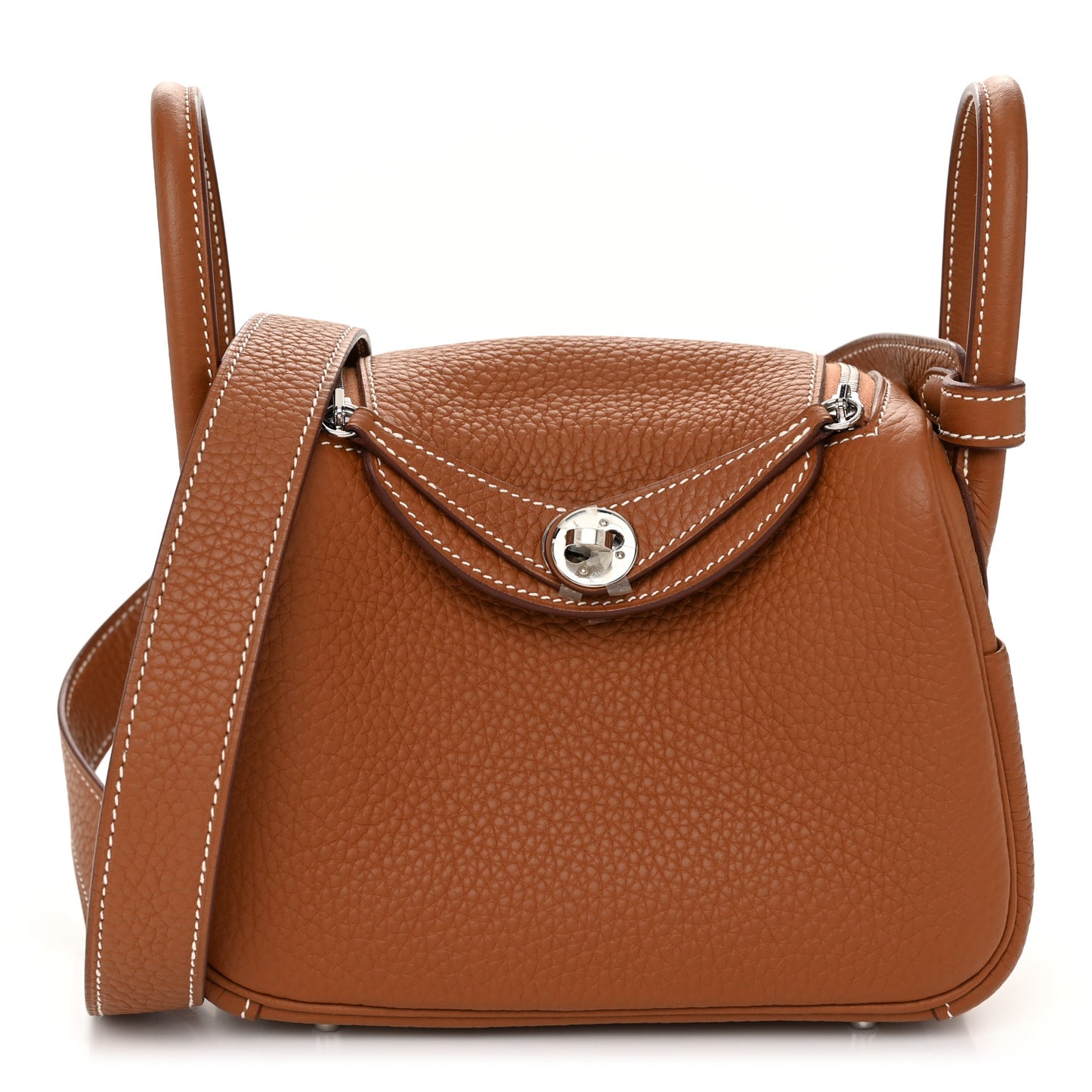 Taurillon Clemence Mini Lindy 20 Gold