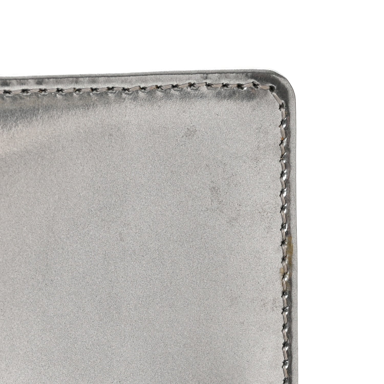 Christian Dior Metallic Patent Micro-Cannage Baby Diorama Flap Bag Silver 13 of 14