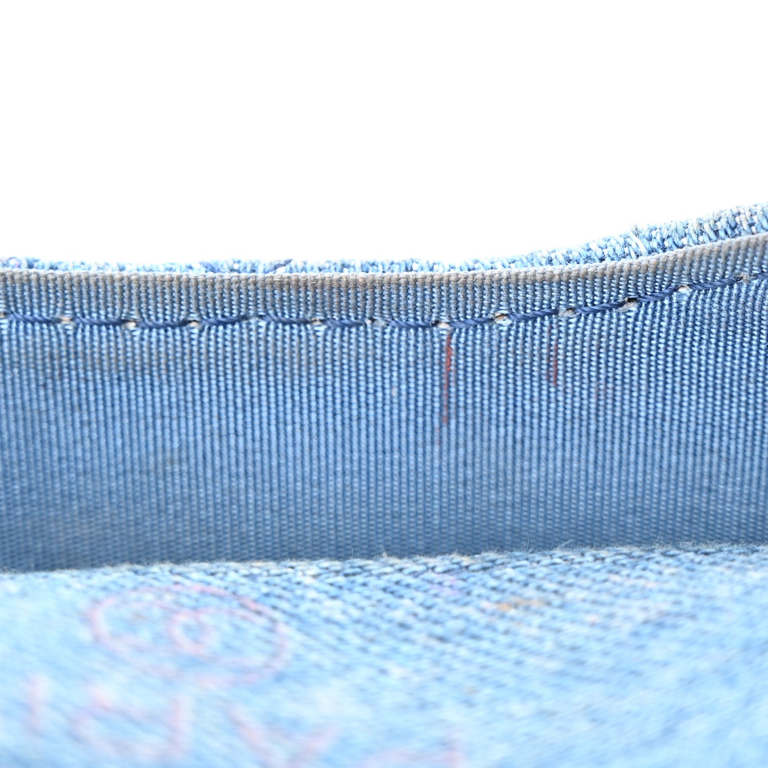 Chanel Denim Quilted Denim Mood Clutch With Chain Blue Multicolor 11 of 13