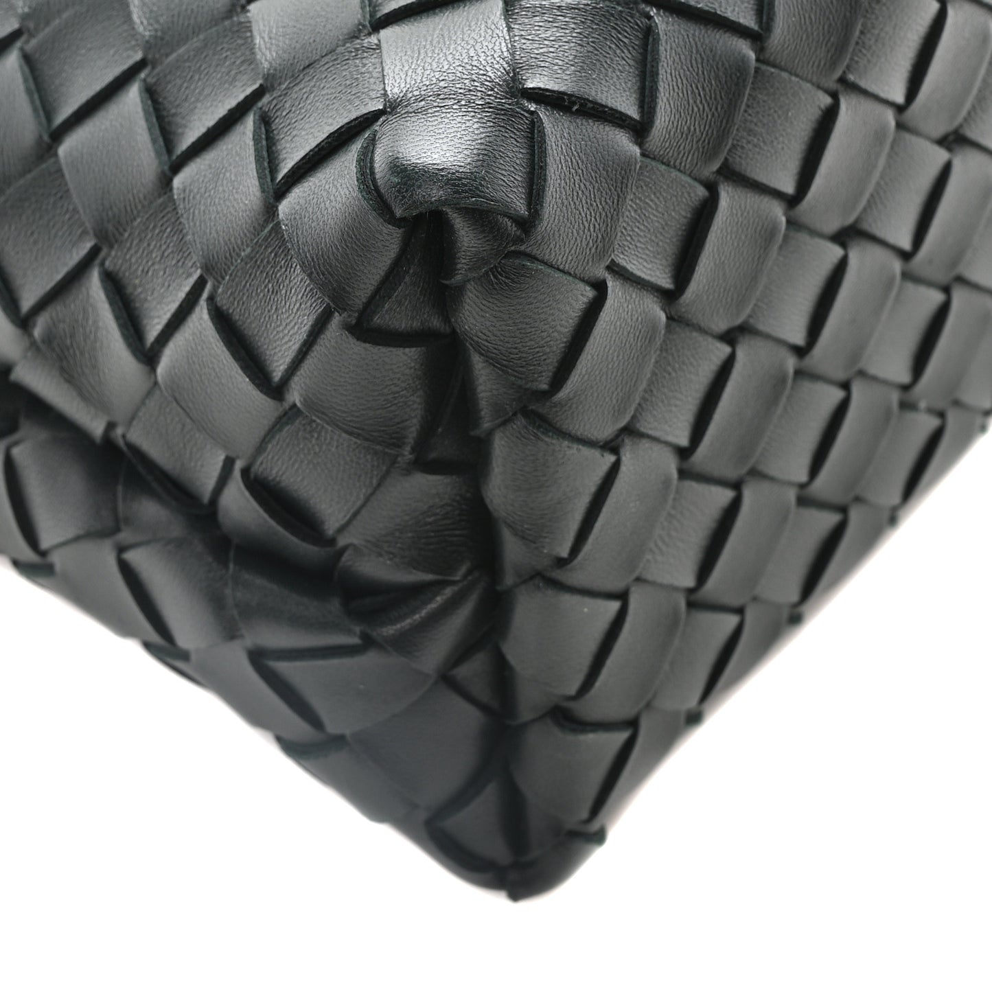 Nappa Intrecciato Small Andiamo Shoulder Bag Inkwell