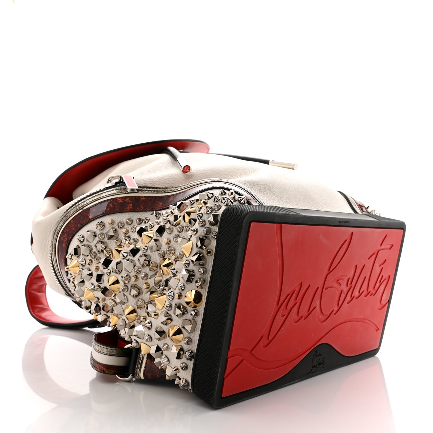 Calfskin Spiked Explorafunk Backpack