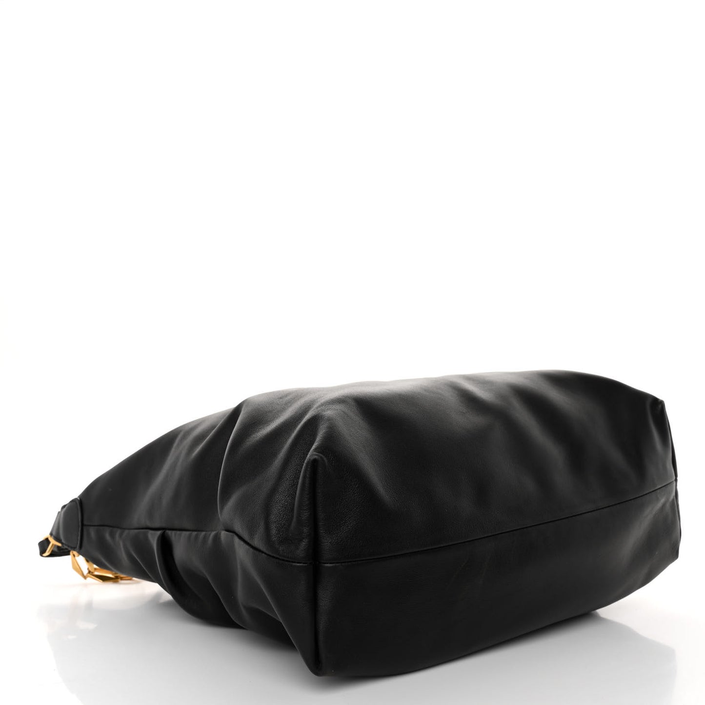 Soft Calfskin Medium Diamond Hobo Black