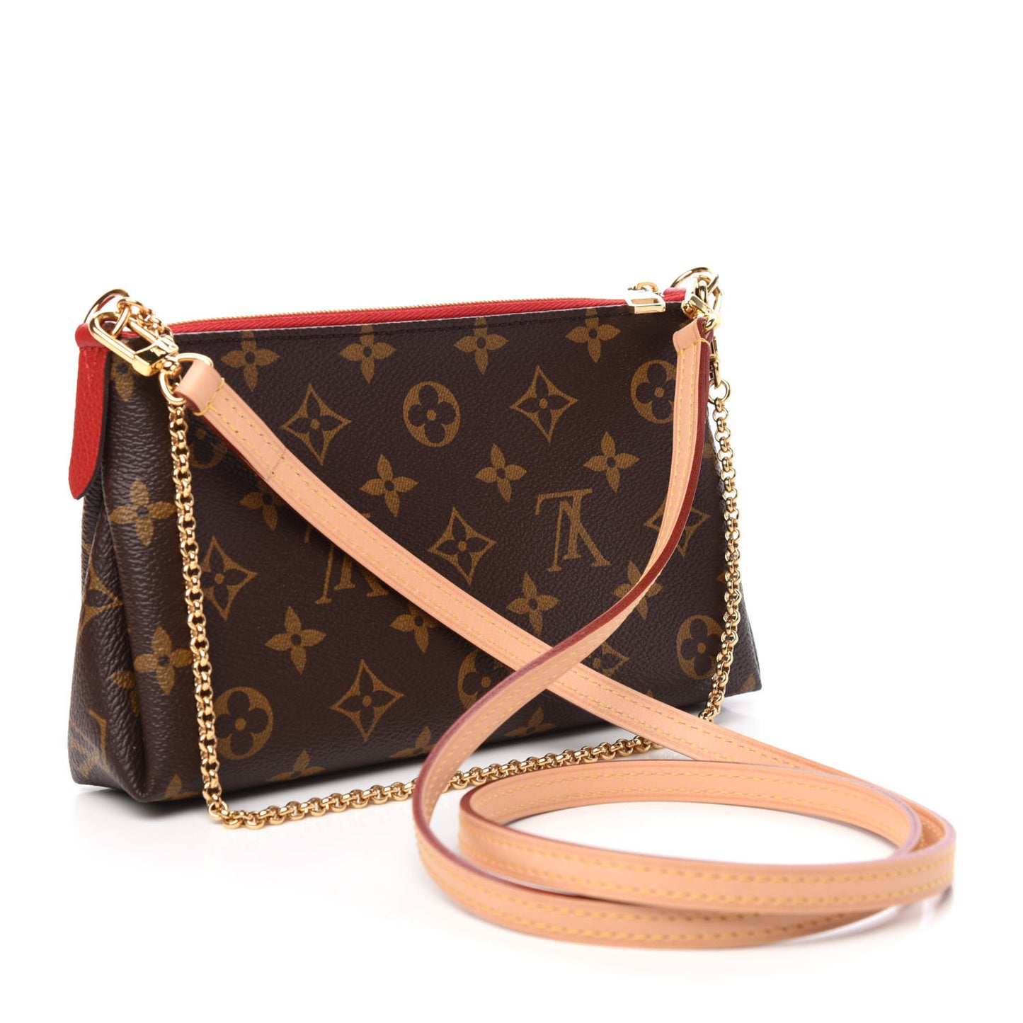 Monogram Pallas Clutch Cherry