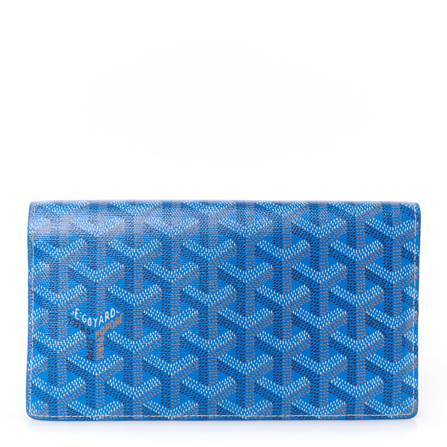 Goyardine Richelieu Wallet Sky Blue