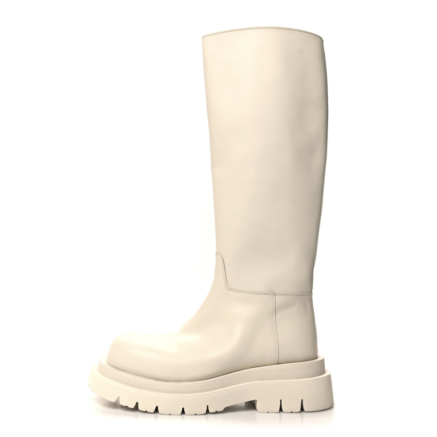 Calfskin The Lug High Boots 36 Sea Salt