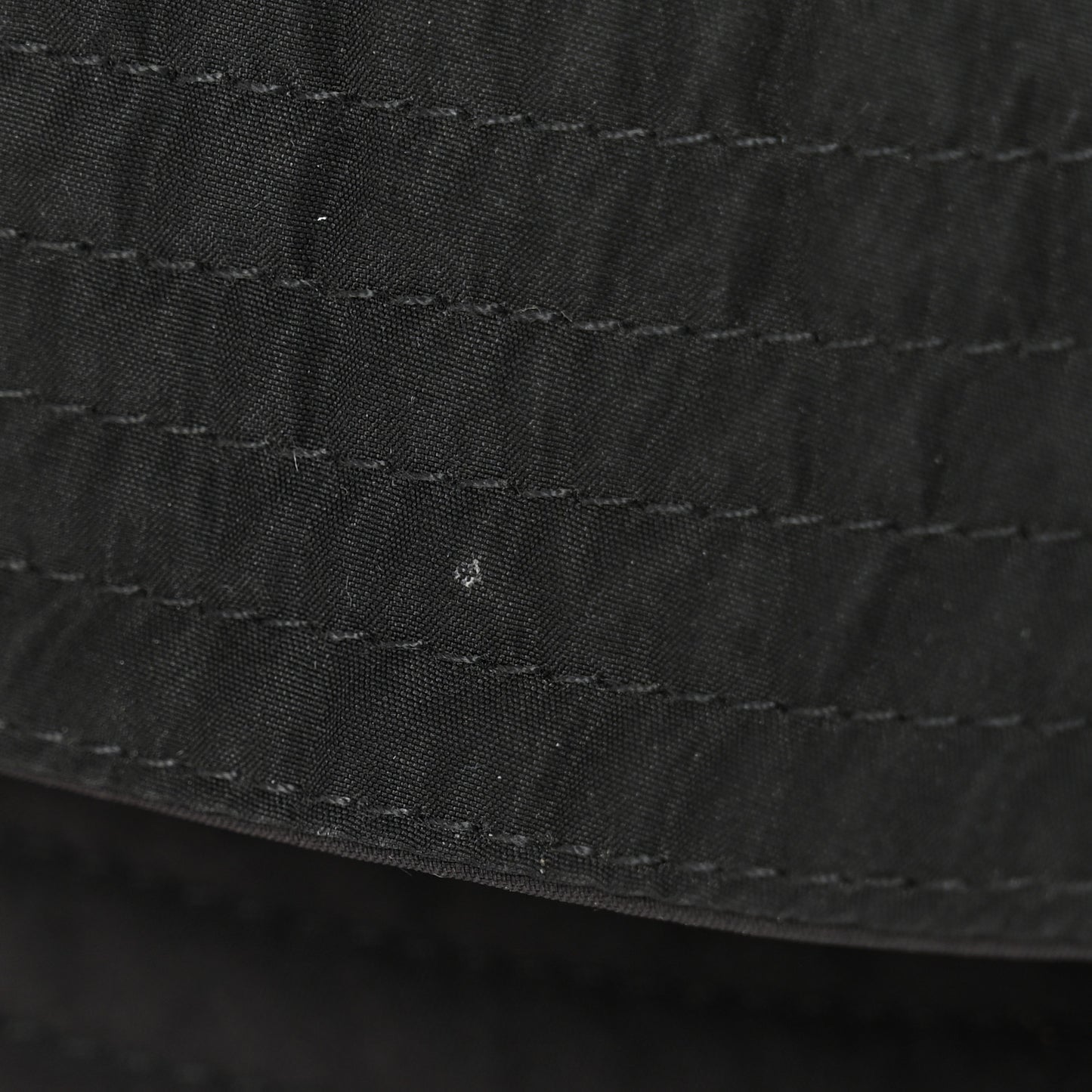 Technical Nylon Linea Rossa Bucket Hat M Black