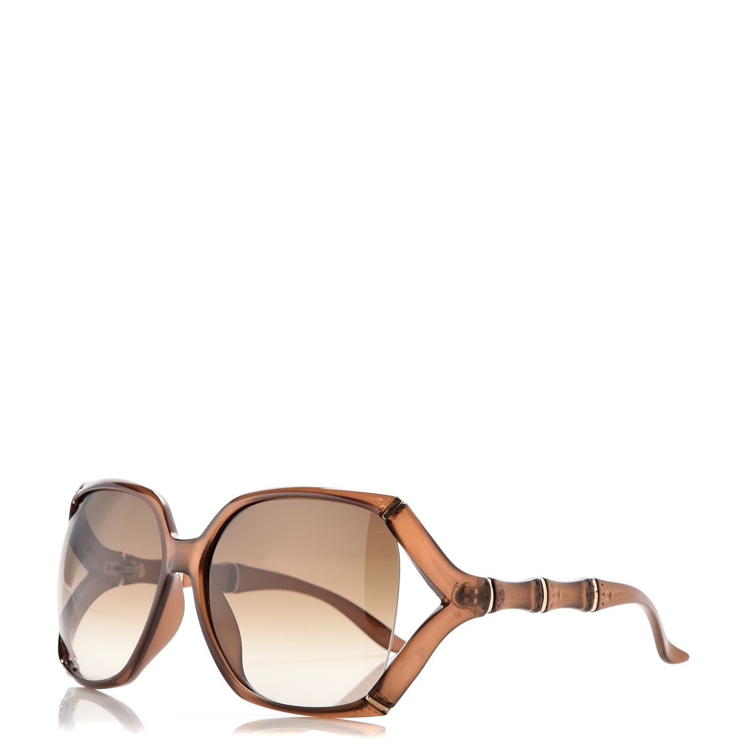 Gucci Bamboo Effect Sunglasses GG 3508/S Brown 223771 – FASHIONPHILE